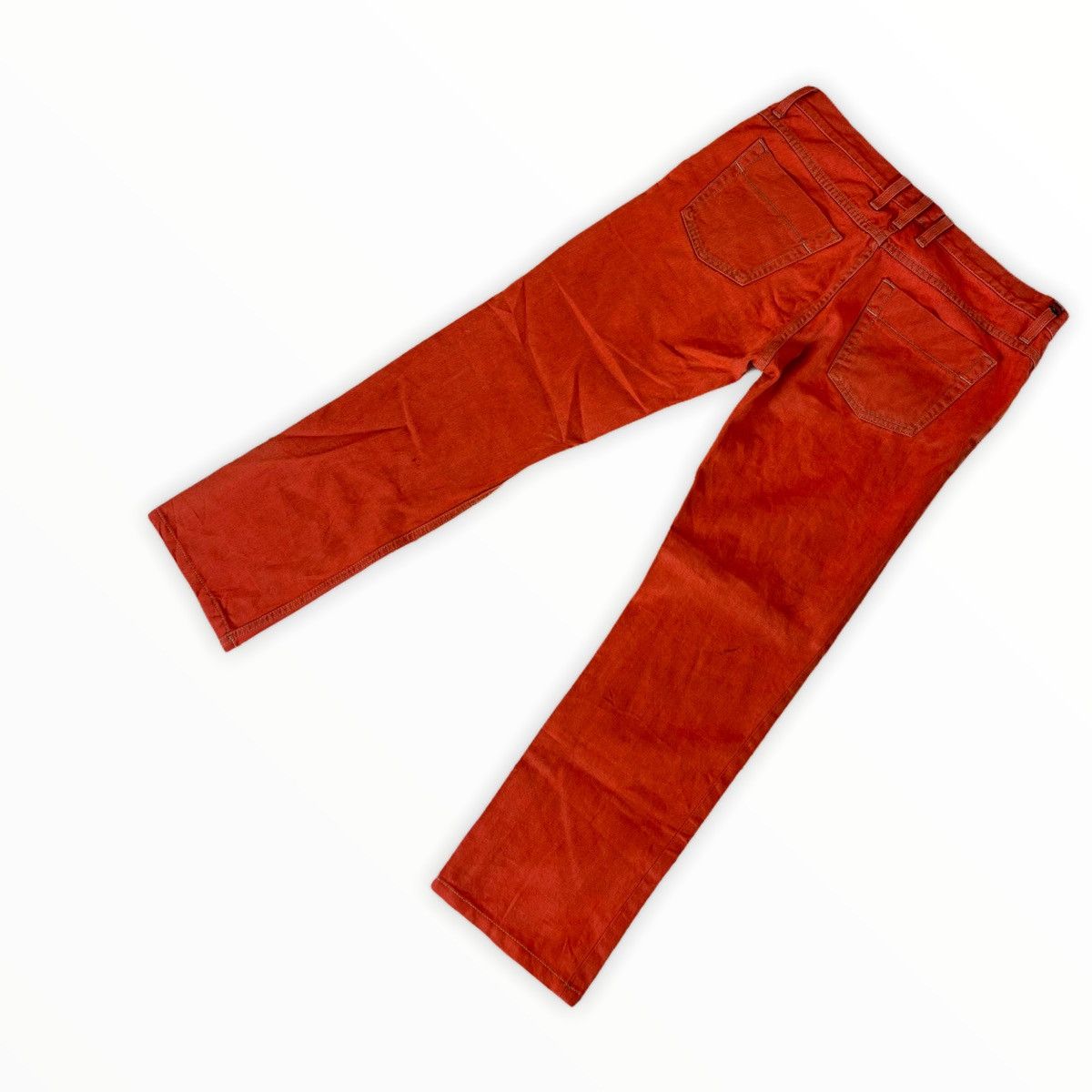 Gucci Rare!! Gucci Orange Skinny Denim / Nice Colour Size US 31 - 2 Thumbnail