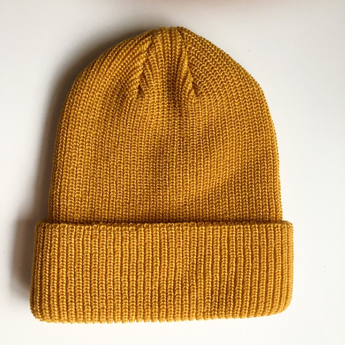 Noah Noah Core Logo Beanie GOLD Size ONE SIZE - 2 Thumbnail
