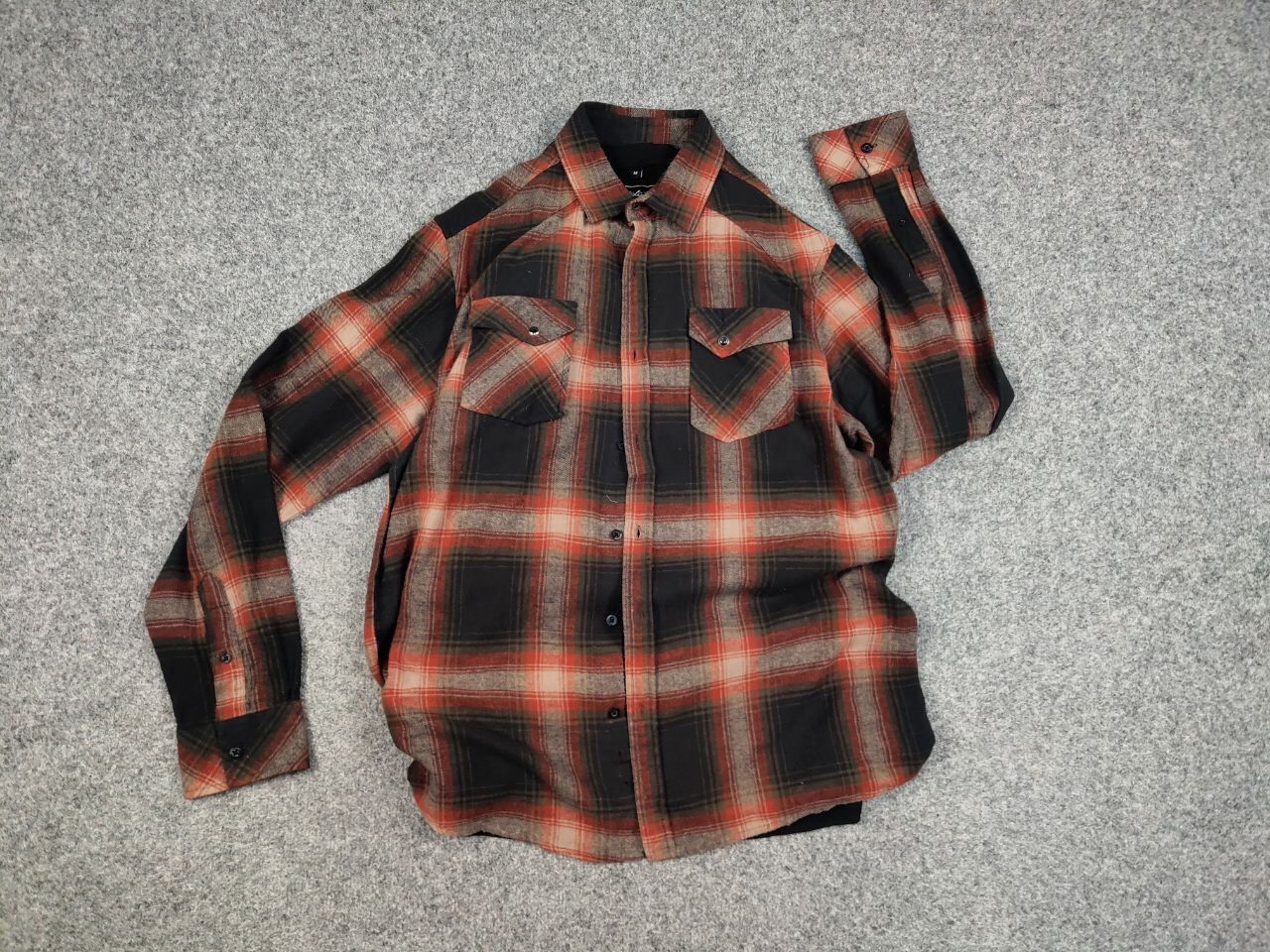 Flannel Vintage Flannel Shirt Checkered Travis Scott Style Hype Size US L / EU 52-54 / 3 - 10 Thumbnail
