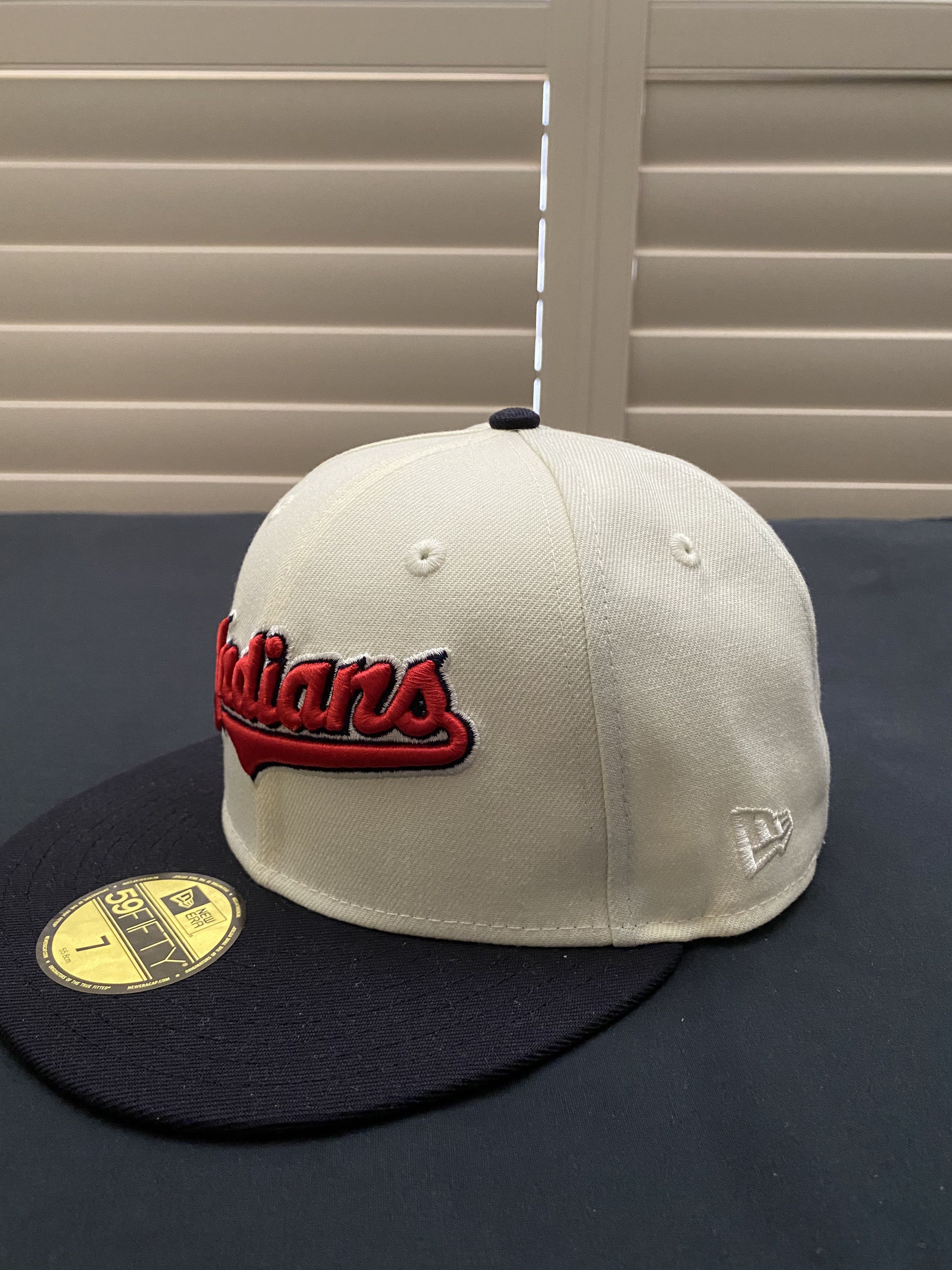Hat Club Size 7 - New Era 59Fifty Cleveland Indians Jacobs Field Size ONE SIZE - 5 Thumbnail