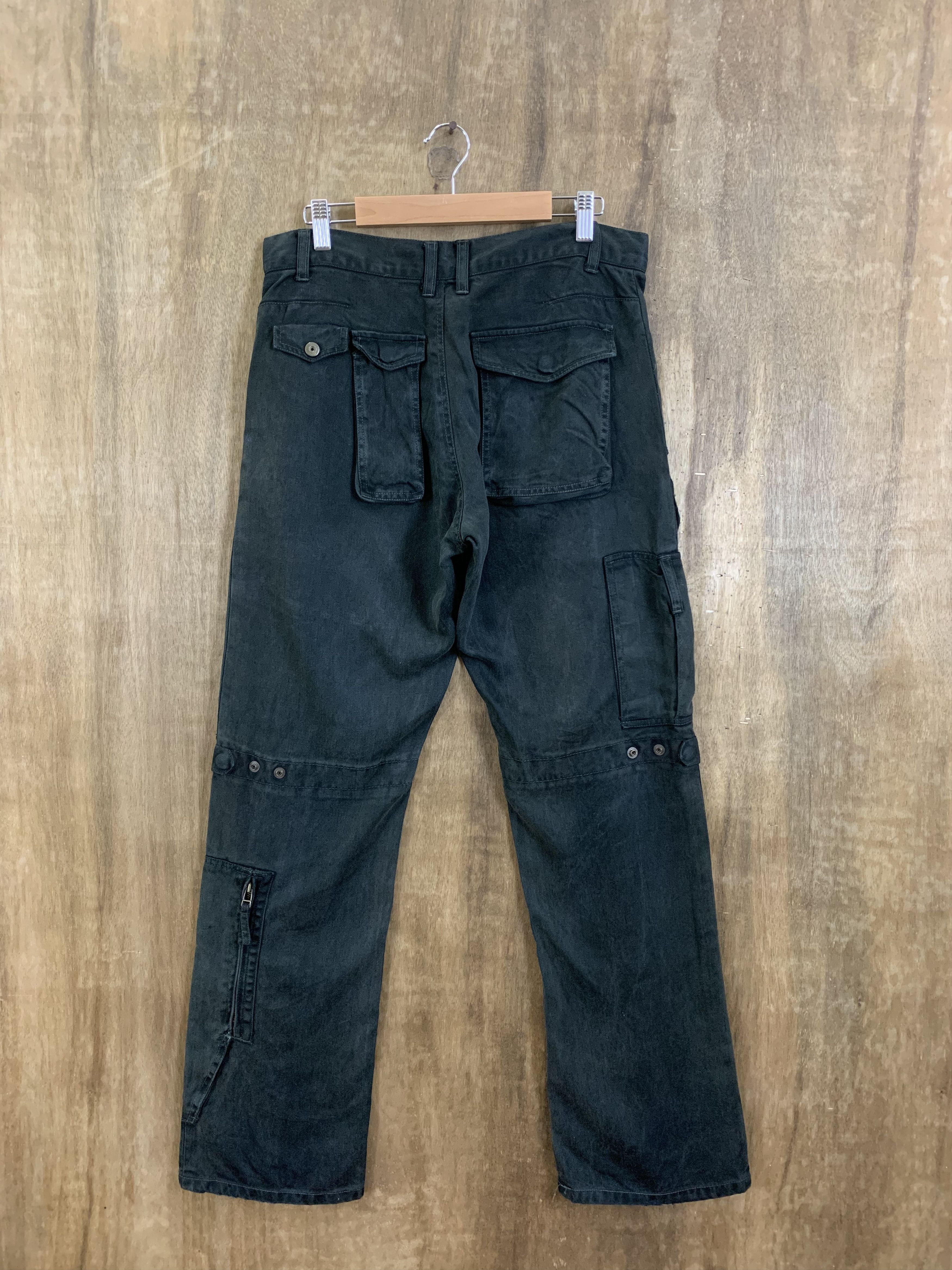 Japanese Brand Cargo Pant Iroquois Seditionaries Multipocket Flared Pants Size US 30 / EU 46 - 2 Thumbnail