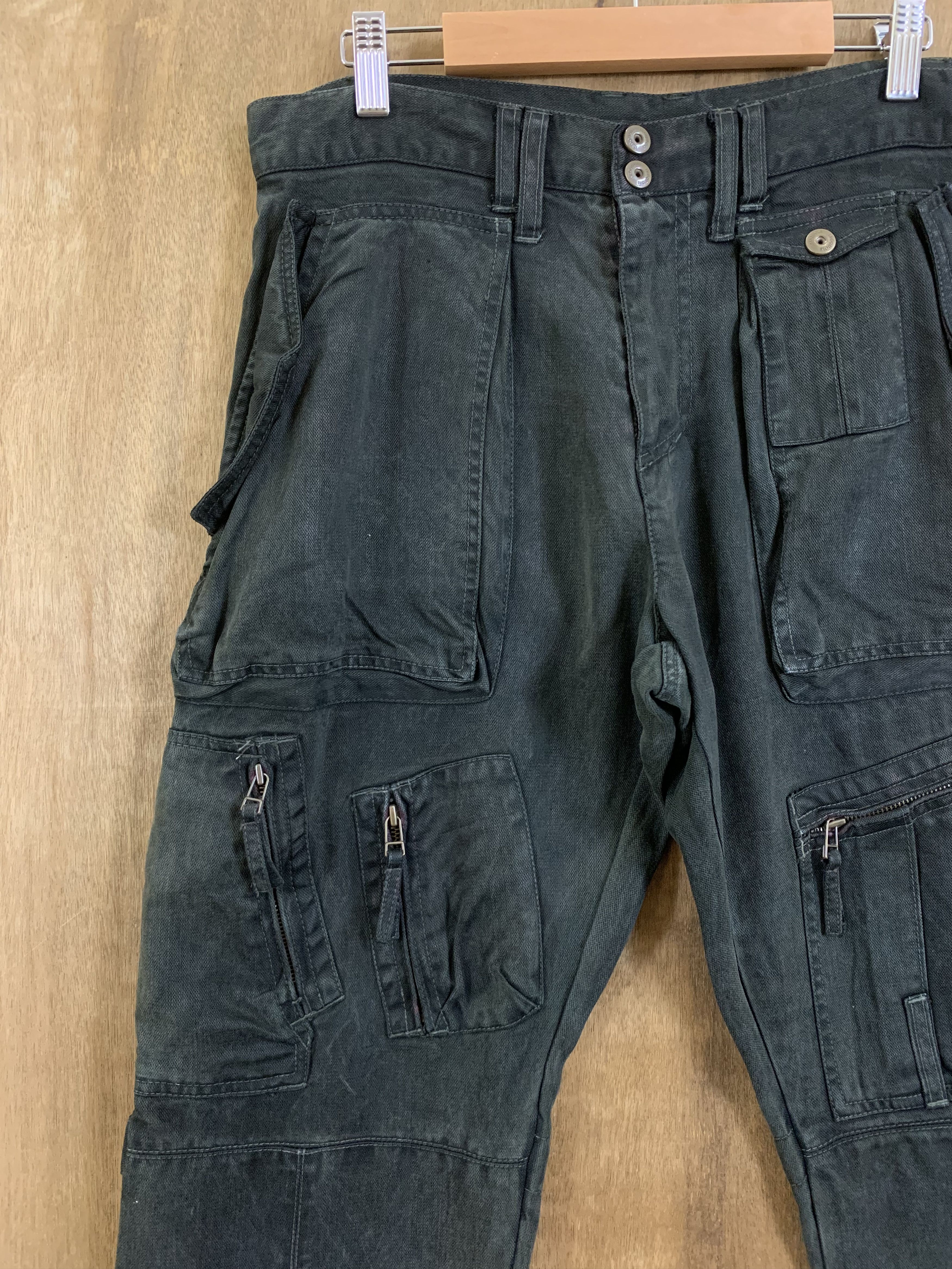 Japanese Brand Cargo Pant Iroquois Seditionaries Multipocket Flared Pants Size US 30 / EU 46 - 5 Thumbnail