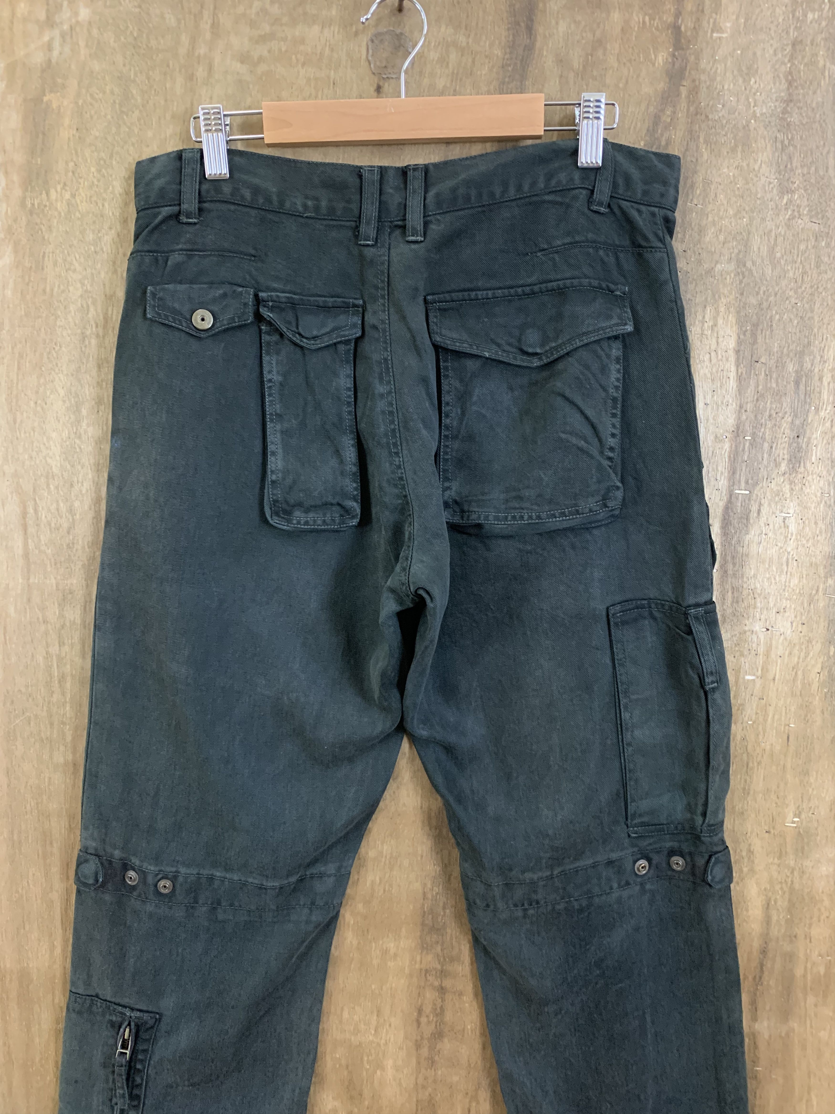 Japanese Brand Cargo Pant Iroquois Seditionaries Multipocket Flared Pants Size US 30 / EU 46 - 13 Thumbnail