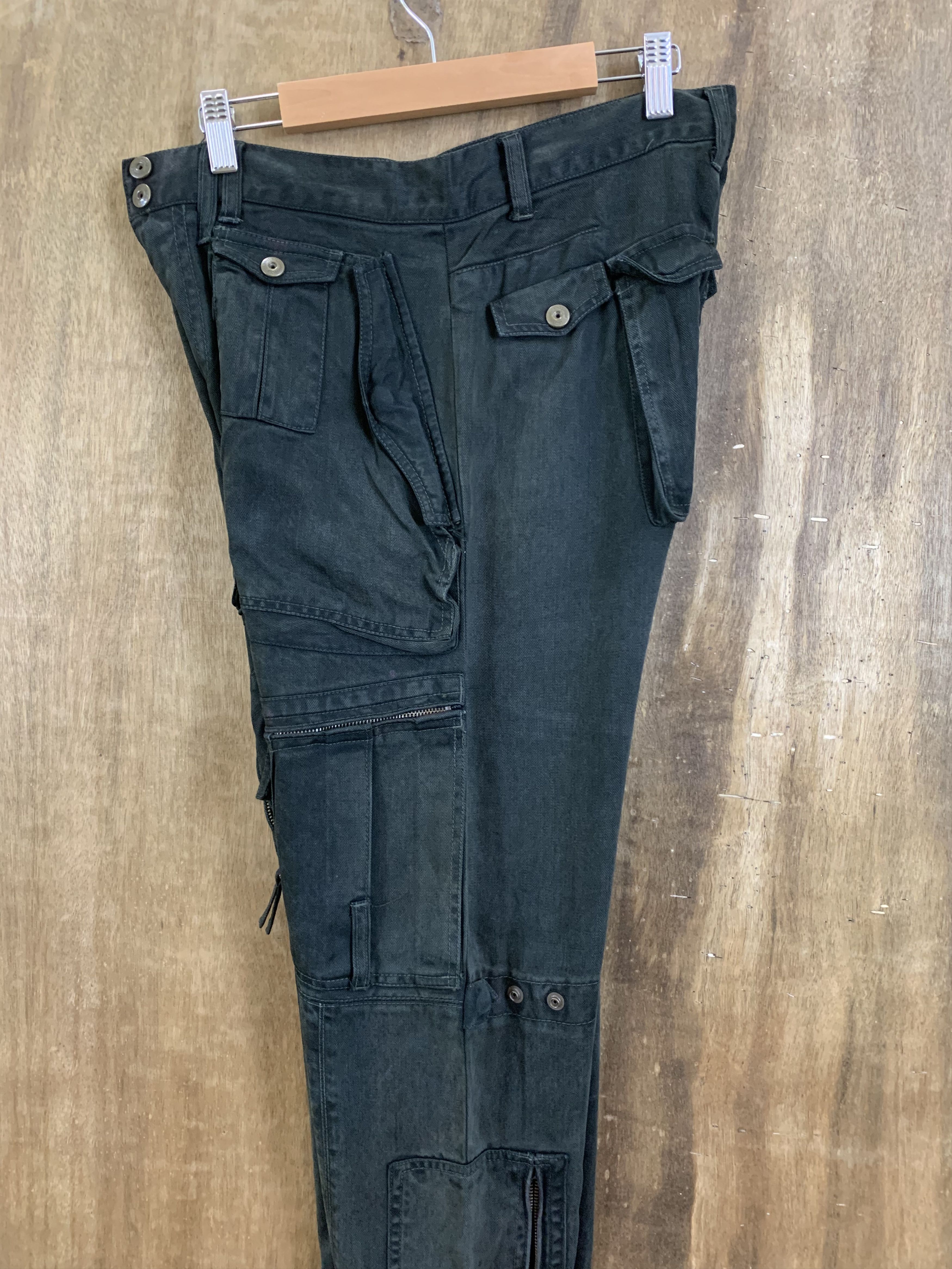 Japanese Brand Cargo Pant Iroquois Seditionaries Multipocket Flared Pants Size US 30 / EU 46 - 19 Thumbnail