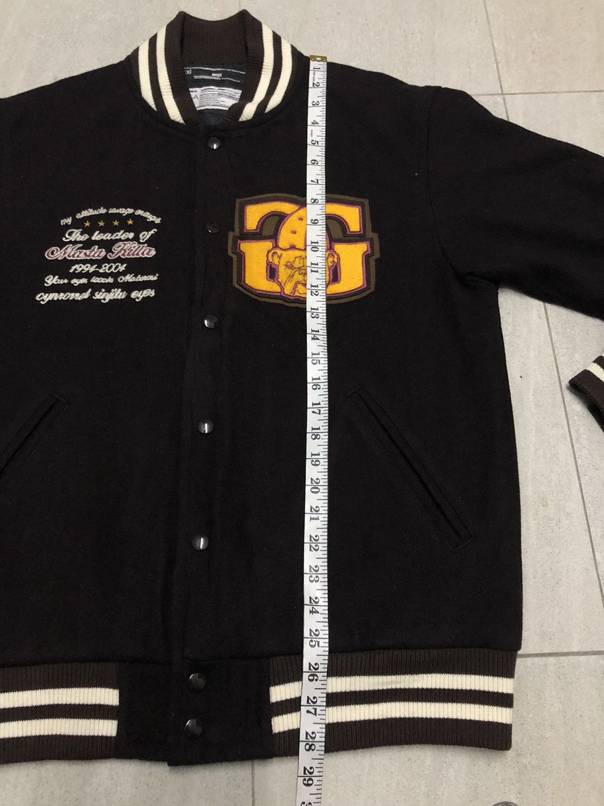 Japanese Brand Notice Breath Inviciblearmurda/ number nine varsity jacket Size US M / EU 48-50 / 2 - 6 Thumbnail