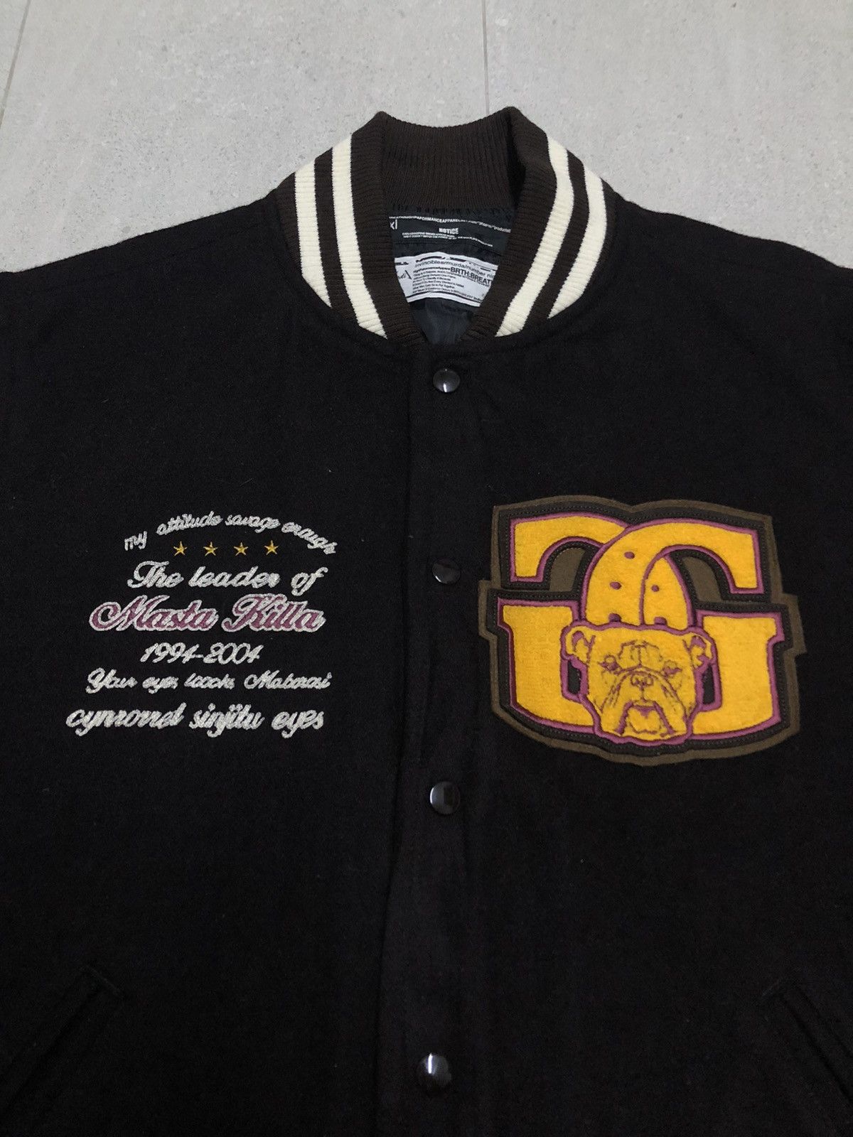 Japanese Brand Notice Breath Inviciblearmurda/ number nine varsity jacket Size US M / EU 48-50 / 2 - 3 Thumbnail