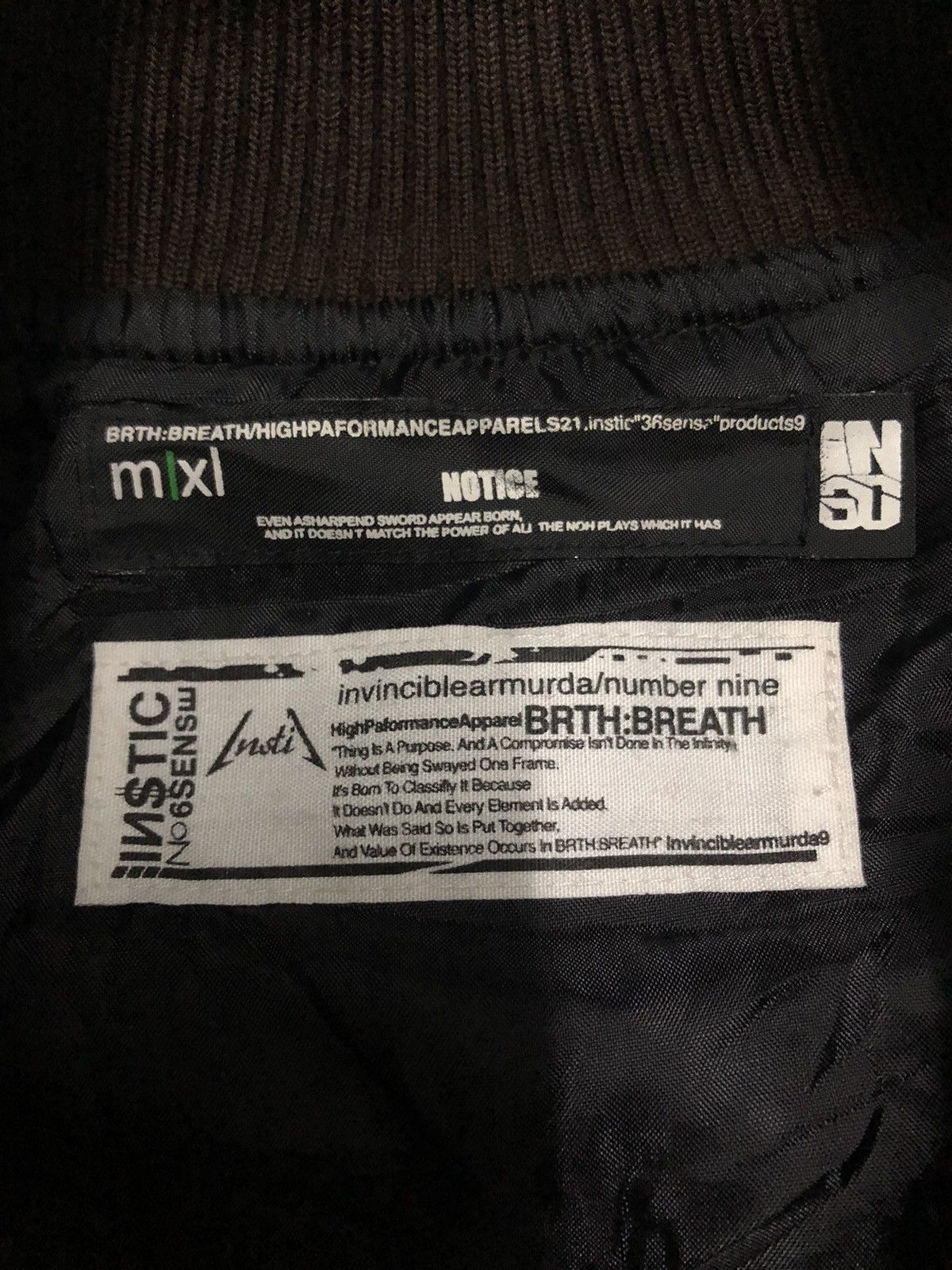 Japanese Brand Notice Breath Inviciblearmurda/ number nine varsity jacket Size US M / EU 48-50 / 2 - 2 Thumbnail