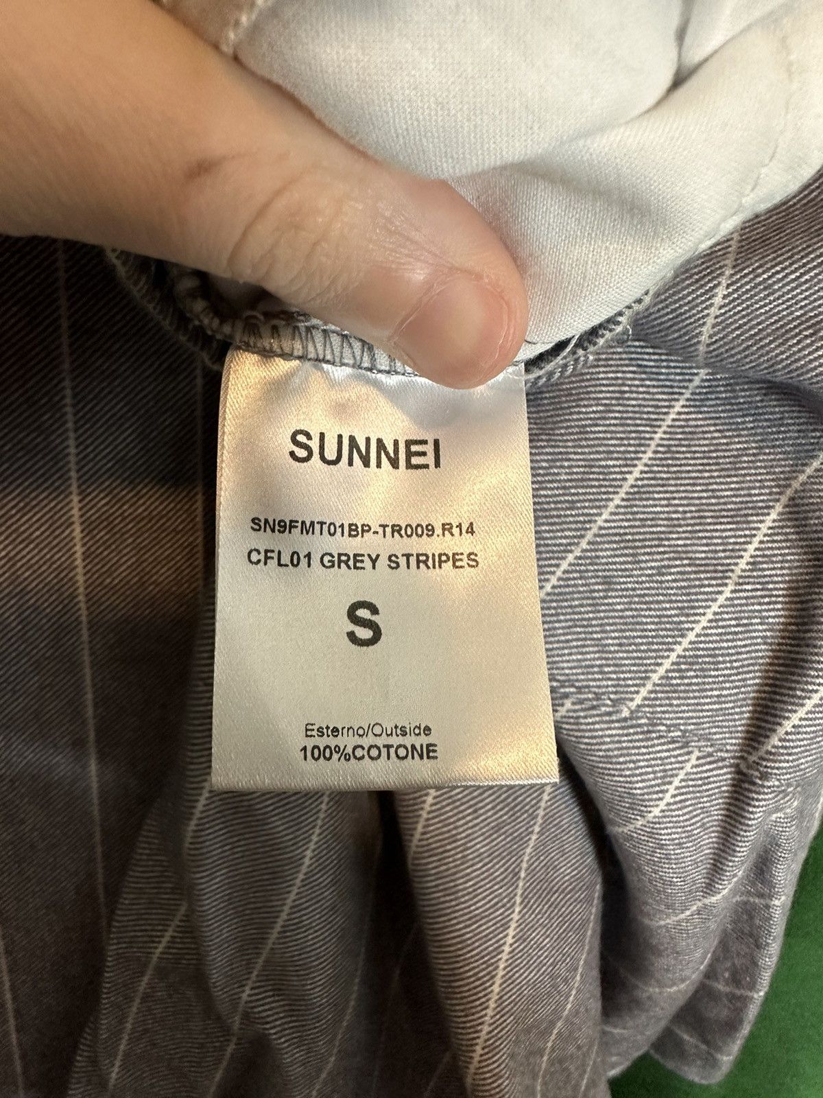 Sunnei Wide leg striped flannel pants NWT Size US 30 / EU 46 - 10 Thumbnail