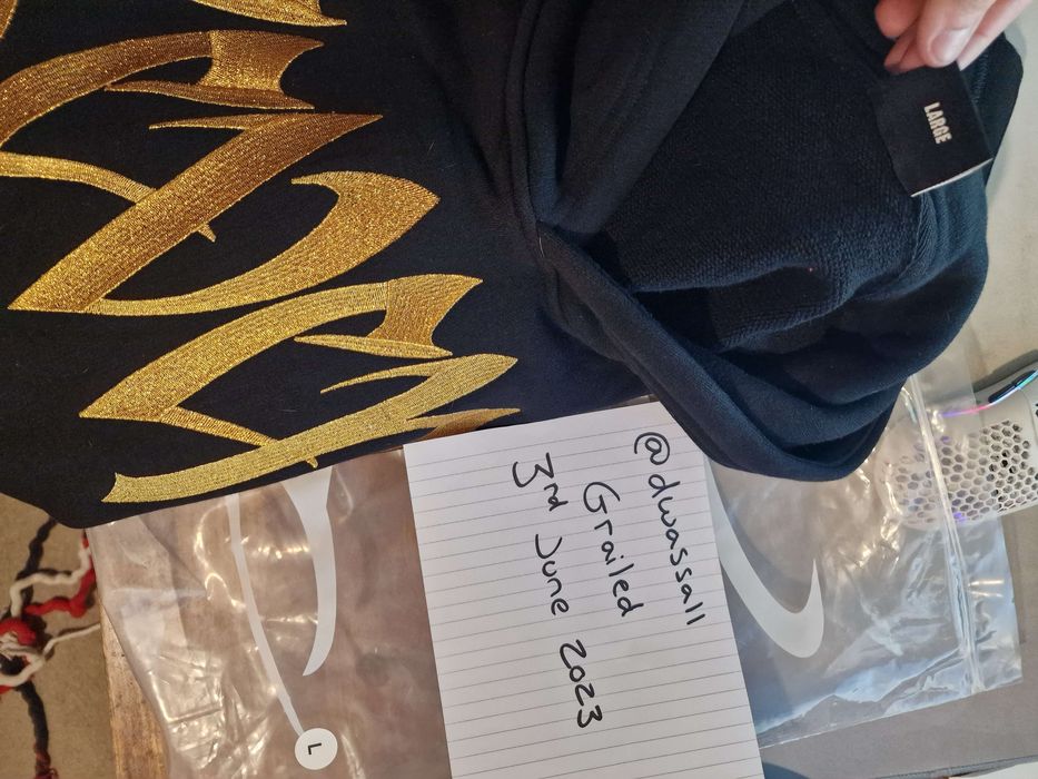 Revenge Revenge Gold Embroidered Heavyweight Hoodie Grailed