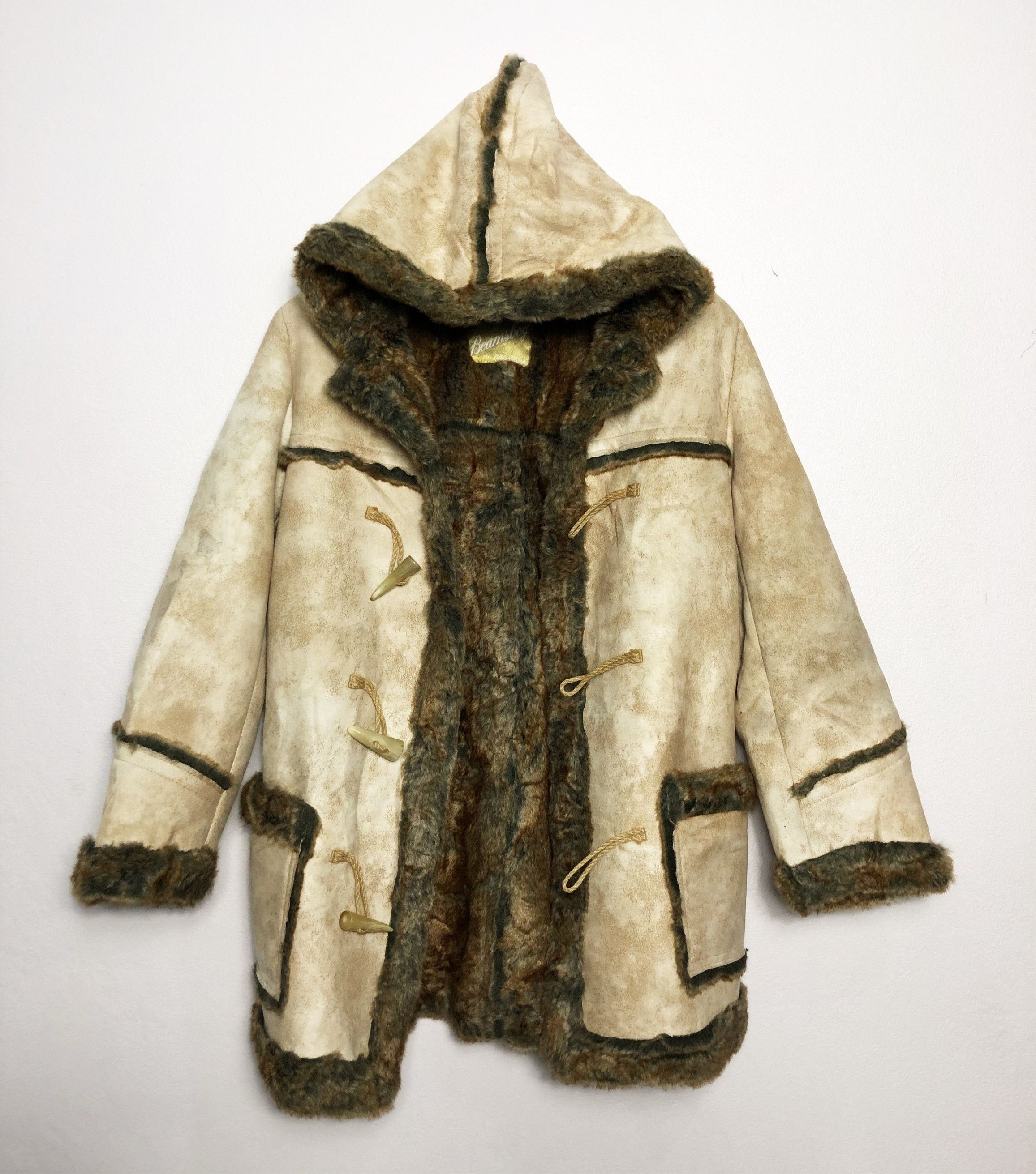 Beams Japan Rare Beams Boy Shearling Fur Leather Jacket Size US M / EU 48-50 / 2 - 2 Thumbnail