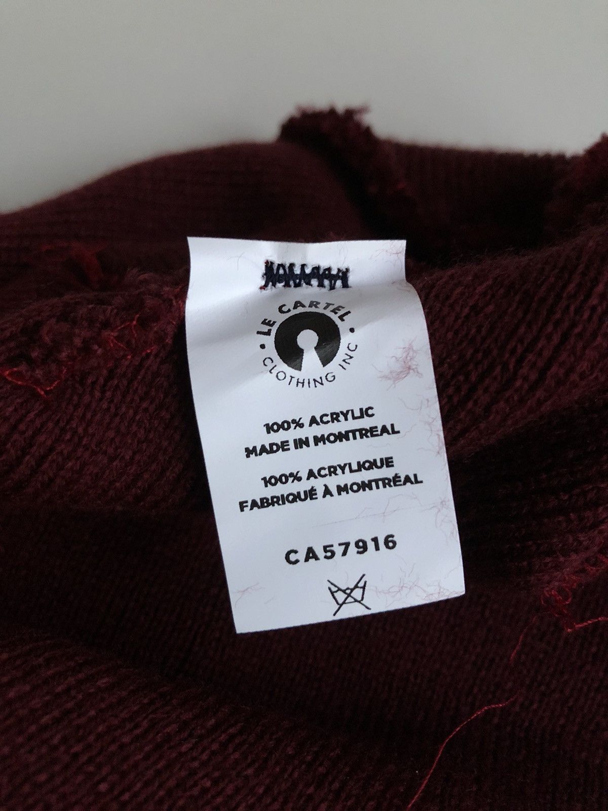 Other Le Cartel Beanie BURGUNDY Size ONE SIZE - 3 Thumbnail