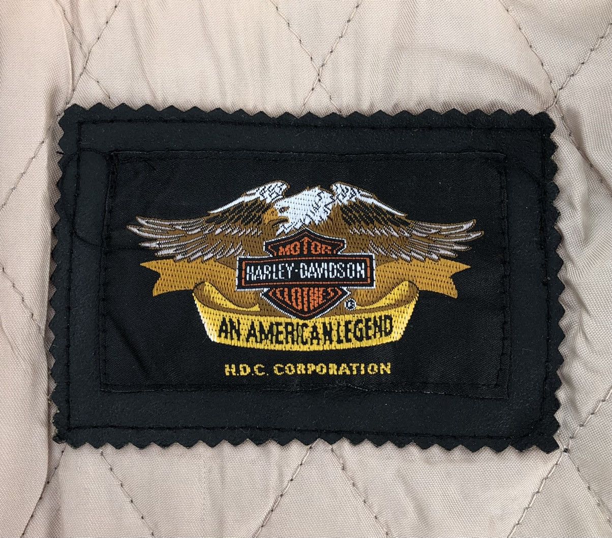 Harley Davidson 🔥90s Harley Davidson Motorcycle Bombers Mix Leather Jacket Size US M / EU 48-50 / 2 - 23 Thumbnail