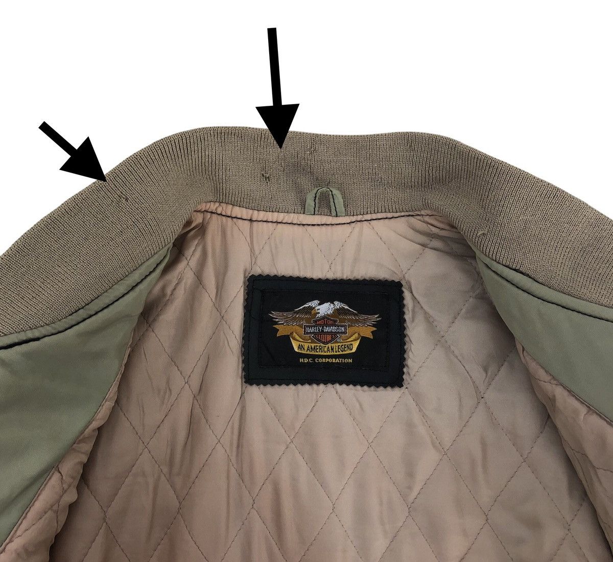 Harley Davidson 🔥90s Harley Davidson Motorcycle Bombers Mix Leather Jacket Size US M / EU 48-50 / 2 - 14 Thumbnail