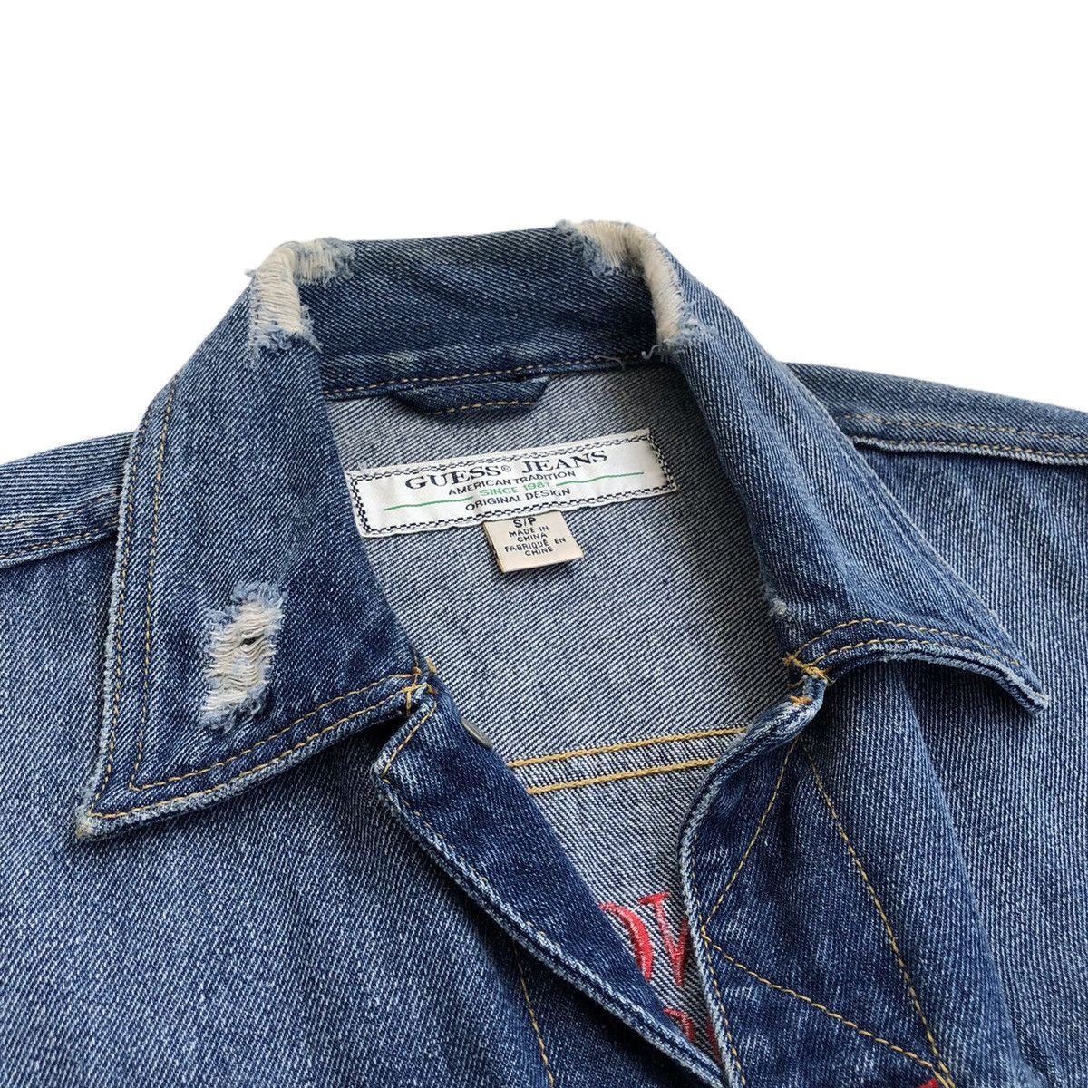 Guess 🔥GUESS Men’s Dillon Heritage Denim Trucker Jacket Size US S / EU 44-46 / 1 - 18 Thumbnail