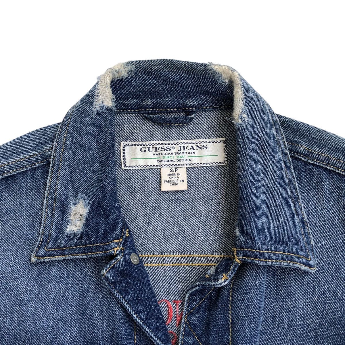Guess 🔥GUESS Men’s Dillon Heritage Denim Trucker Jacket Size US S / EU 44-46 / 1 - 17 Thumbnail