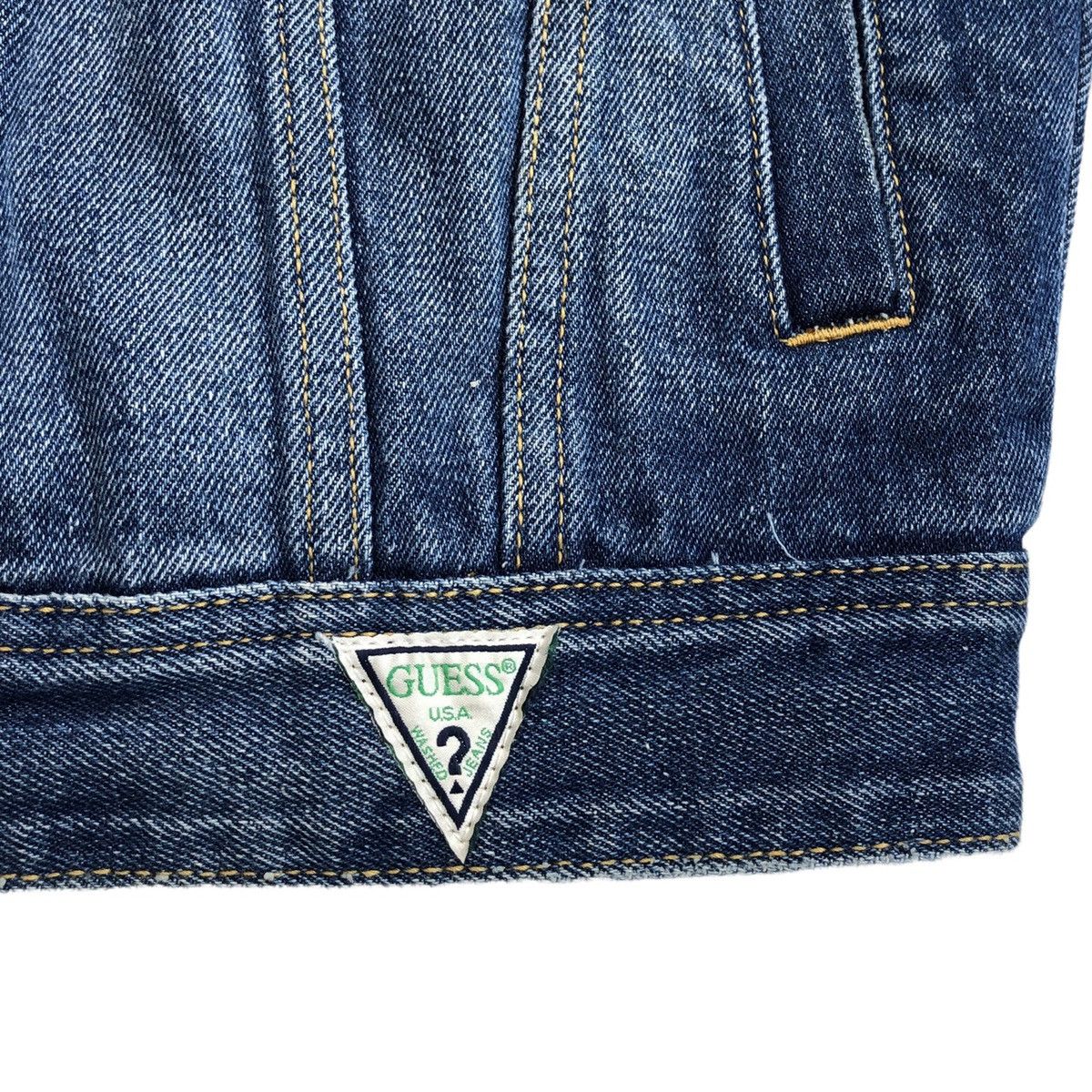 Guess 🔥GUESS Men’s Dillon Heritage Denim Trucker Jacket Size US S / EU 44-46 / 1 - 19 Thumbnail