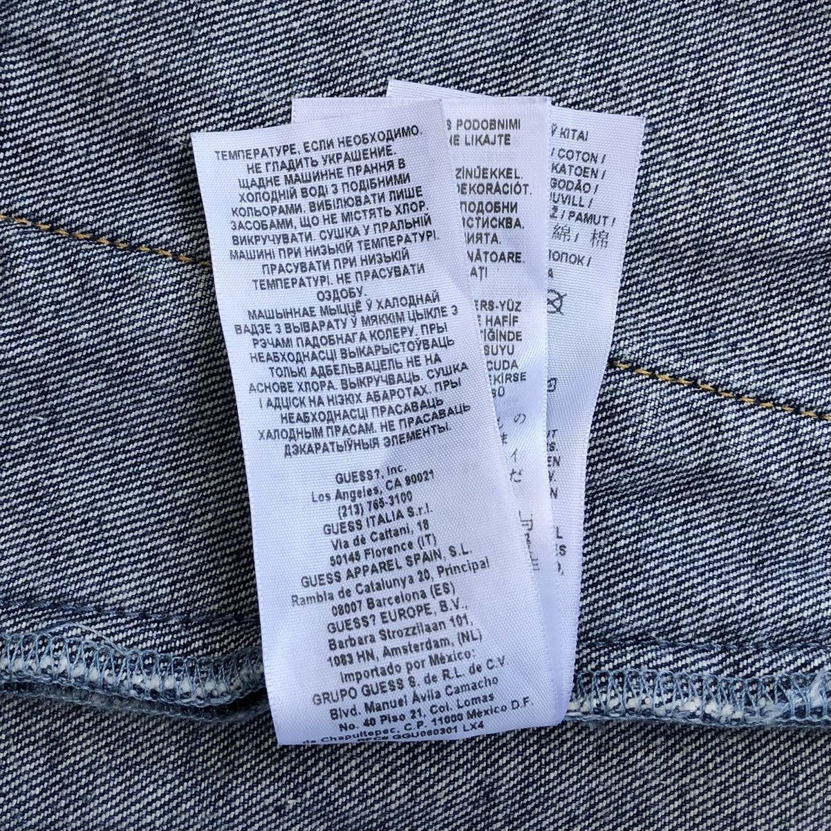 Guess 🔥GUESS Men’s Dillon Heritage Denim Trucker Jacket Size US S / EU 44-46 / 1 - 23 Thumbnail