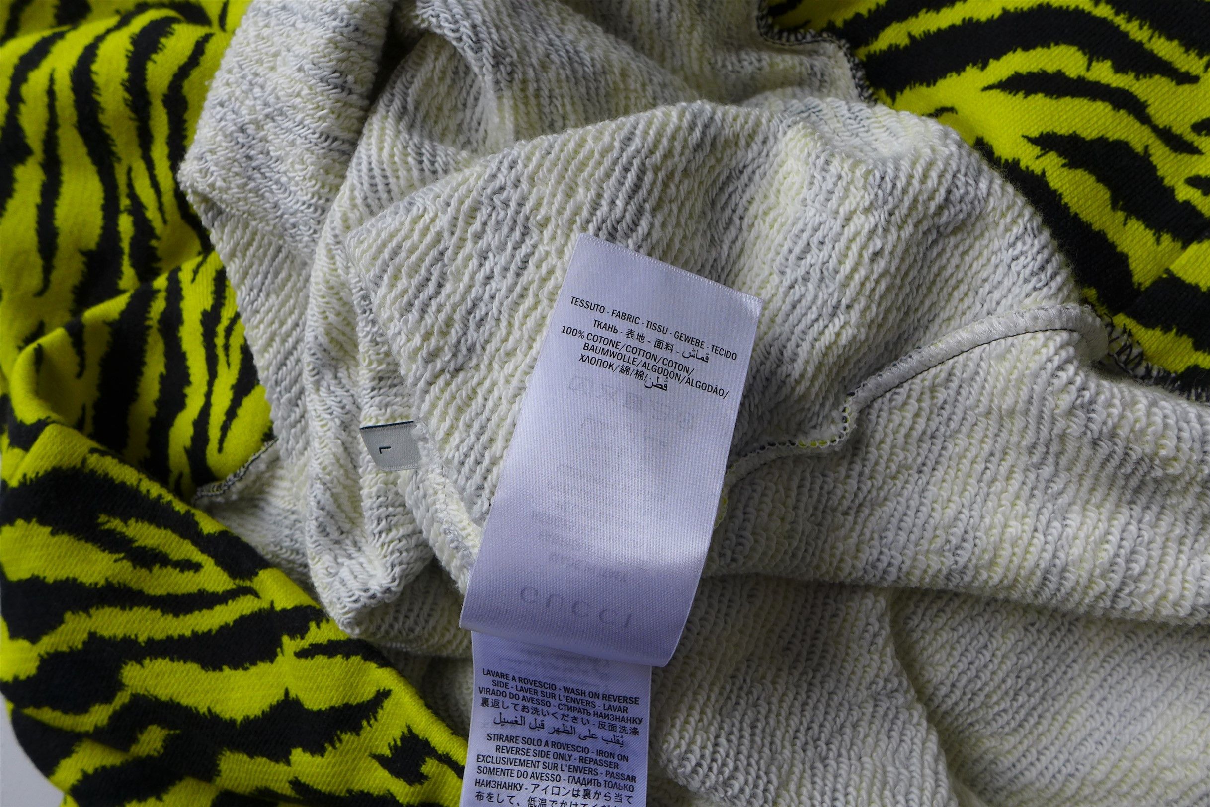 Gucci Gucci 'Guccify' Zebra Print Sweatshirt Size US L / EU 52-54 / 3 - 12 Thumbnail