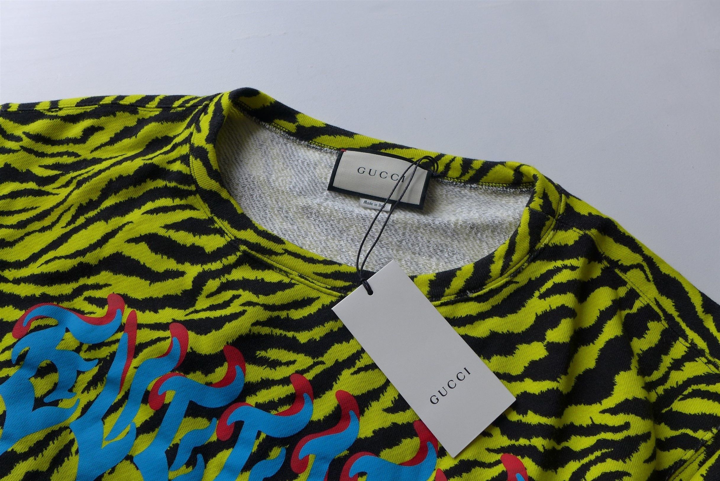 Gucci Gucci 'Guccify' Zebra Print Sweatshirt Size US L / EU 52-54 / 3 - 4 Thumbnail