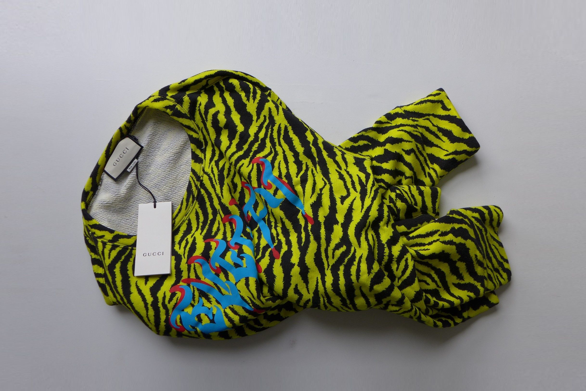 Gucci Gucci 'Guccify' Zebra Print Sweatshirt Size US L / EU 52-54 / 3 - 8 Thumbnail