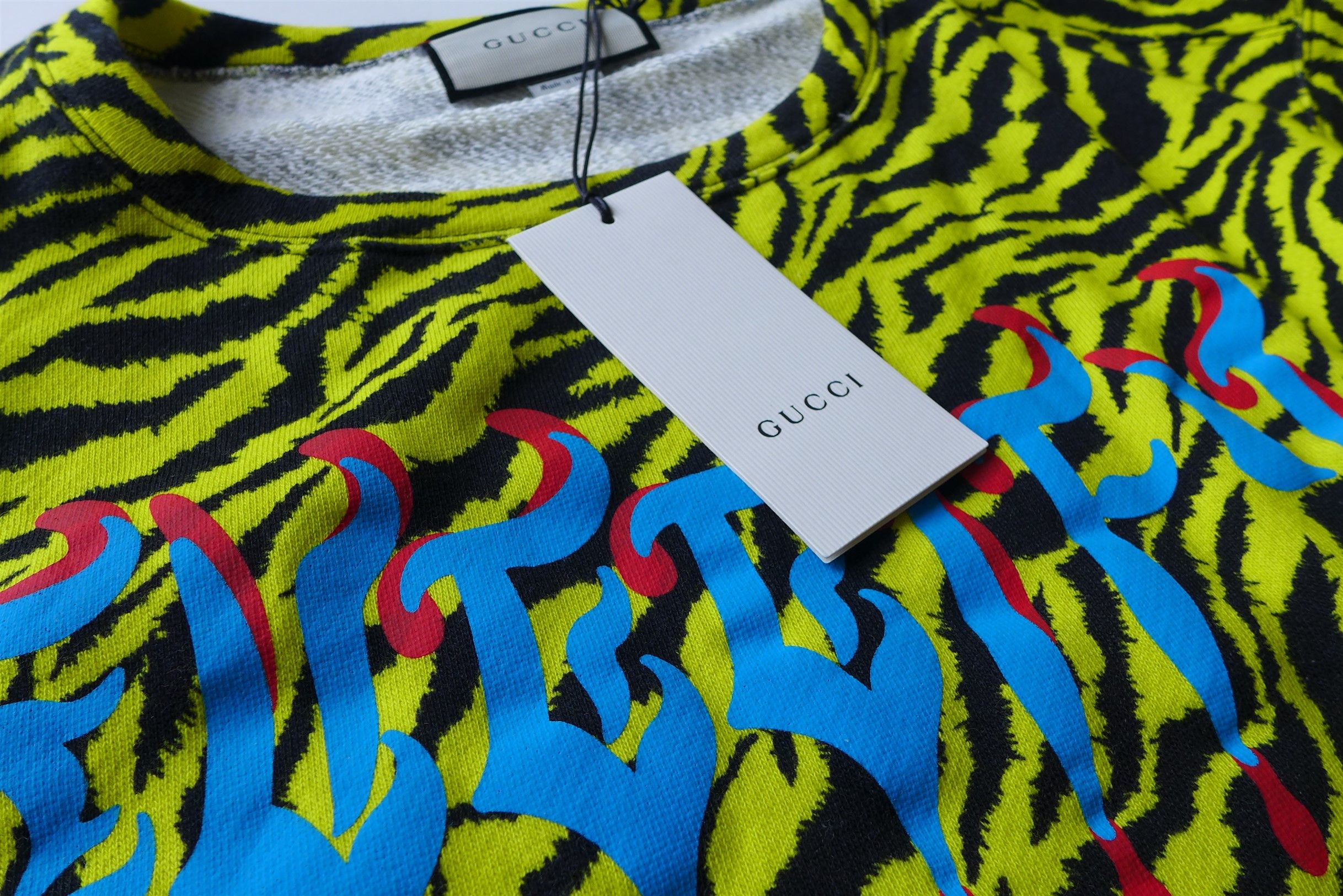 Gucci Gucci 'Guccify' Zebra Print Sweatshirt Size US L / EU 52-54 / 3 - 5 Thumbnail
