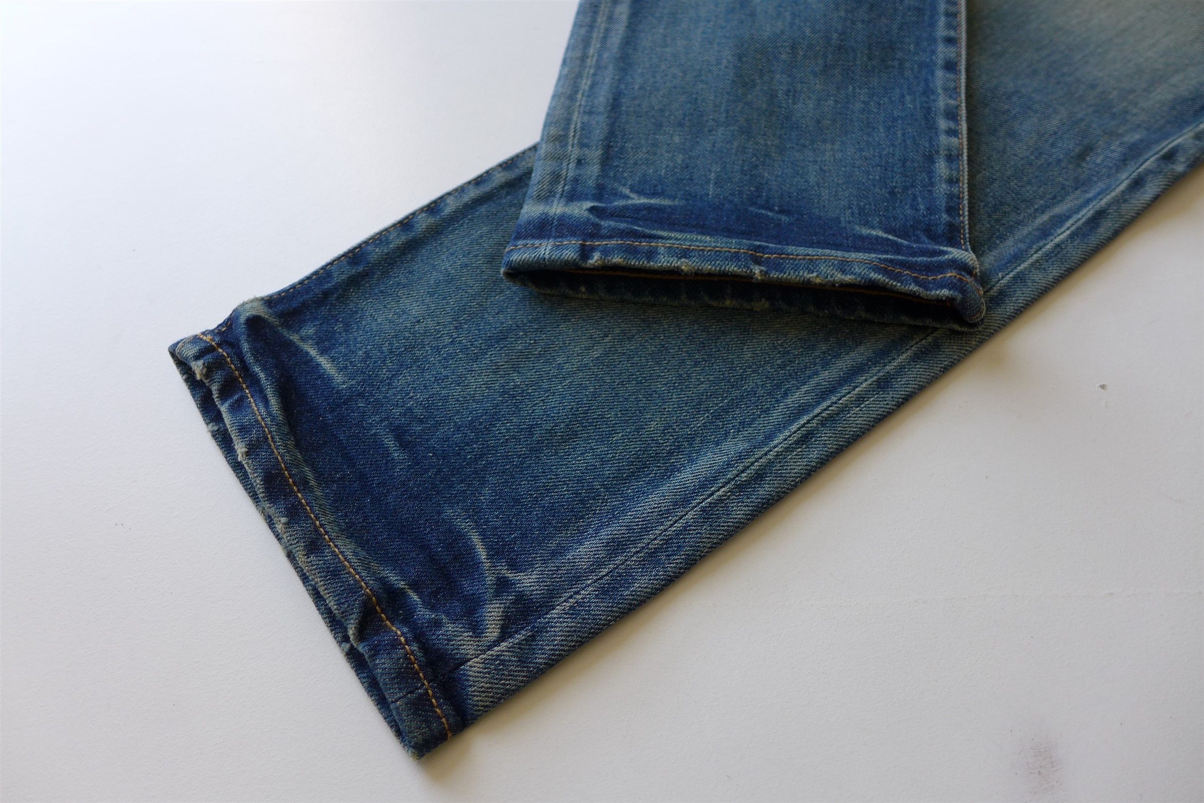 Saint Laurent Paris Saint Laurent D24 Washed Blue Denim Jeans Size US 34 / EU 50 - 14 Thumbnail
