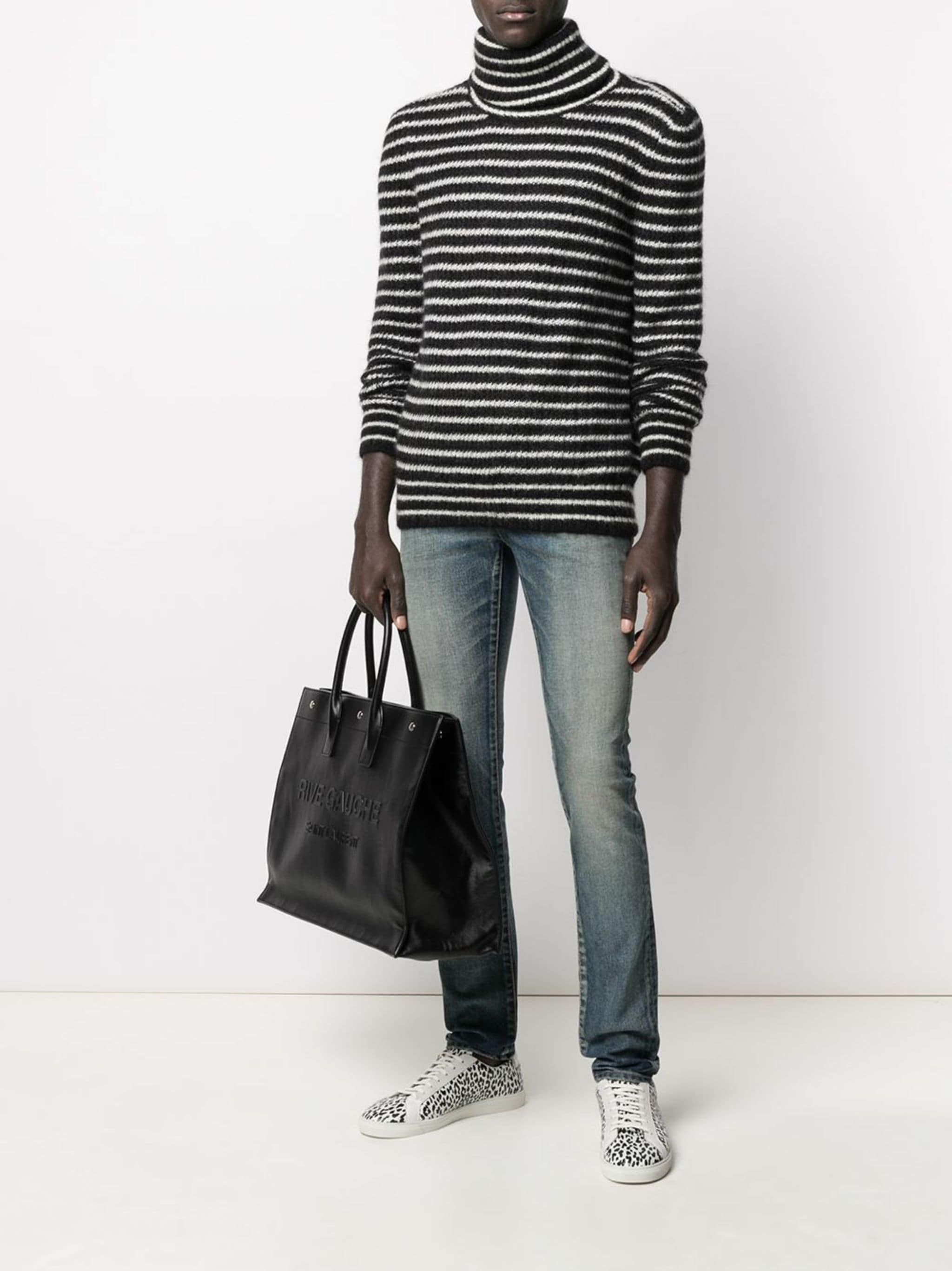 Saint Laurent Paris Saint Laurent D24 Washed Blue Denim Jeans Size US 34 / EU 50 - 3 Thumbnail