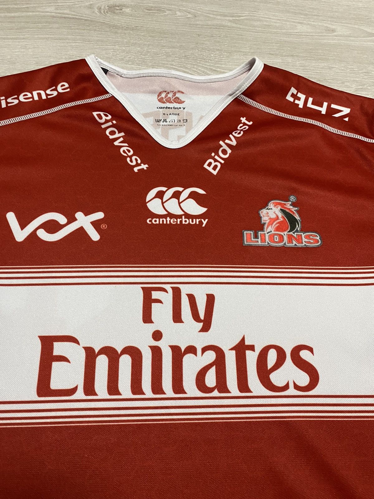 Canterbury of New Zealand CCC Jersey Mens Lions Super Rugby 2018 Home Size US XL / EU 56 / 4 - 5 Thumbnail