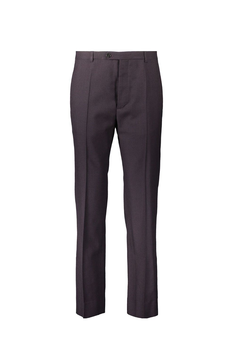Maison Margiela Margiela FW17 Wide Leg Trousers - Purple Check Virgin Wool Size US 32 / EU 48 - 1 Thumbnail