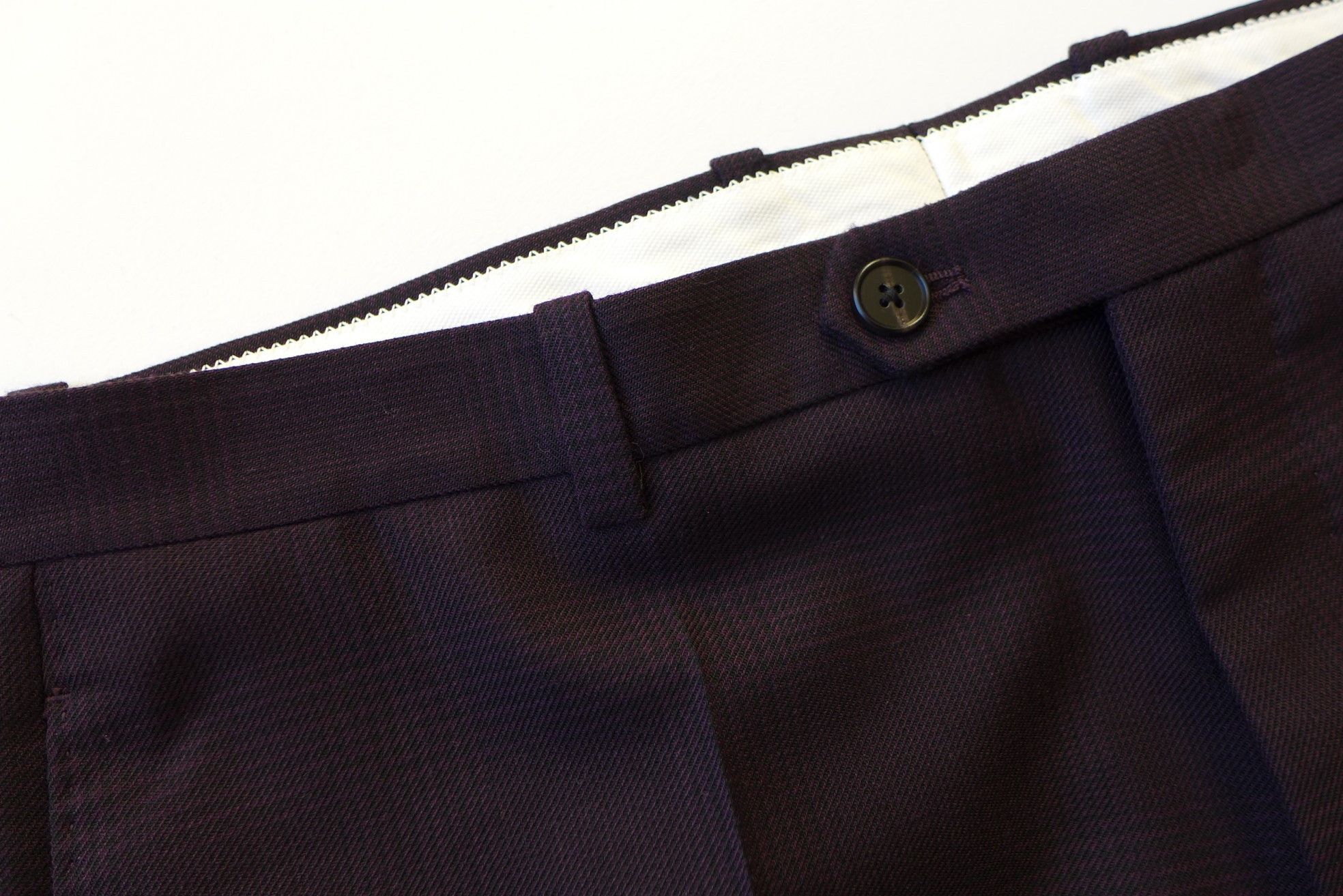 Maison Margiela Margiela FW17 Wide Leg Trousers - Purple Check Virgin Wool Size US 32 / EU 48 - 12 Thumbnail