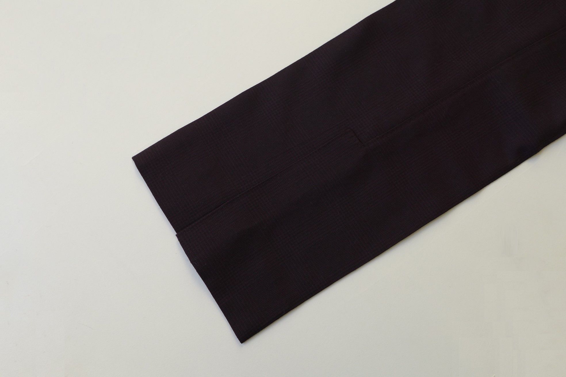 Maison Margiela Margiela FW17 Wide Leg Trousers - Purple Check Virgin Wool Size US 32 / EU 48 - 14 Thumbnail