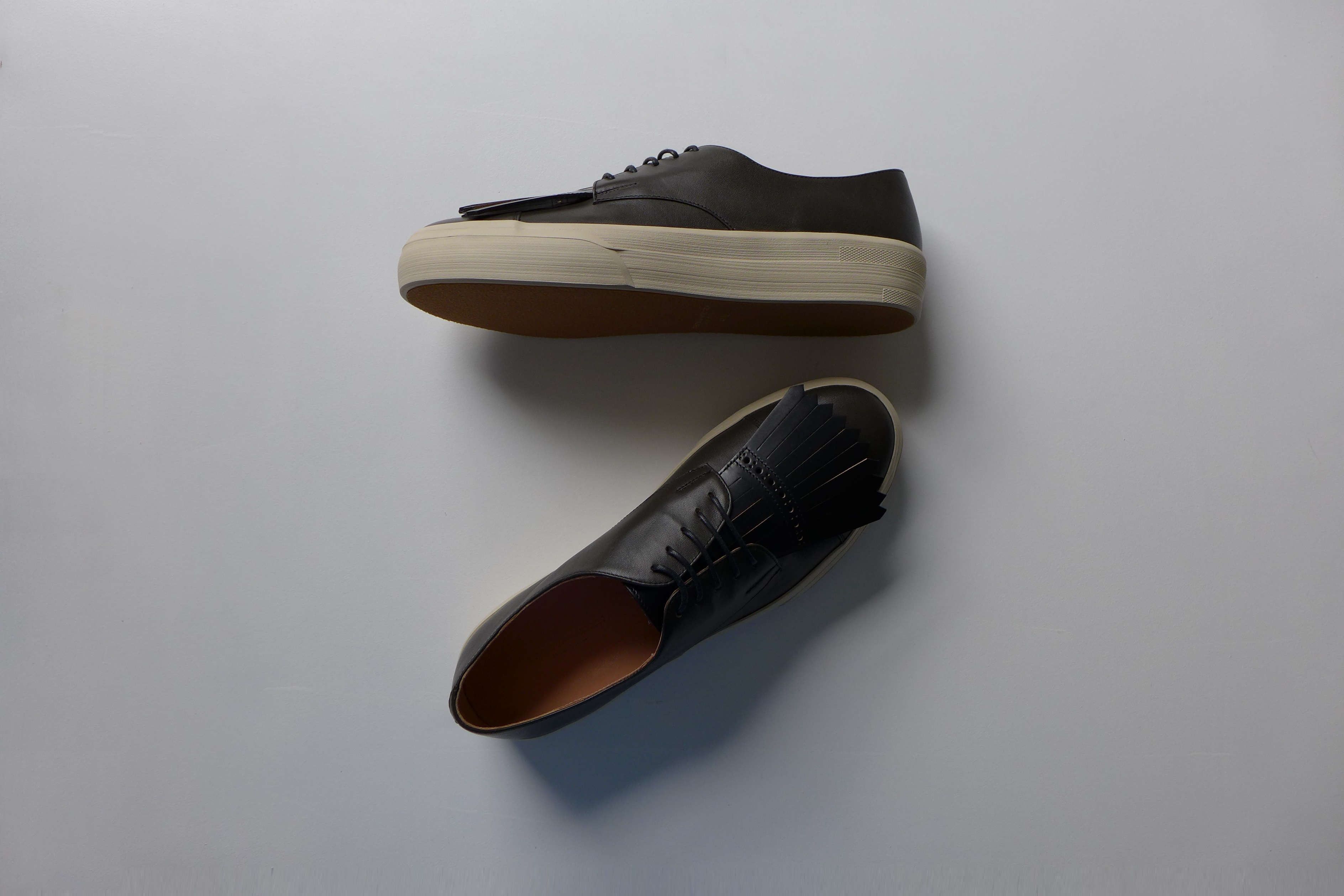 Dries Van Noten Dries Van Noten Fringe Sneakers - Brown Calf Leather Size US 8.5 / EU 41-42 - 6 Thumbnail