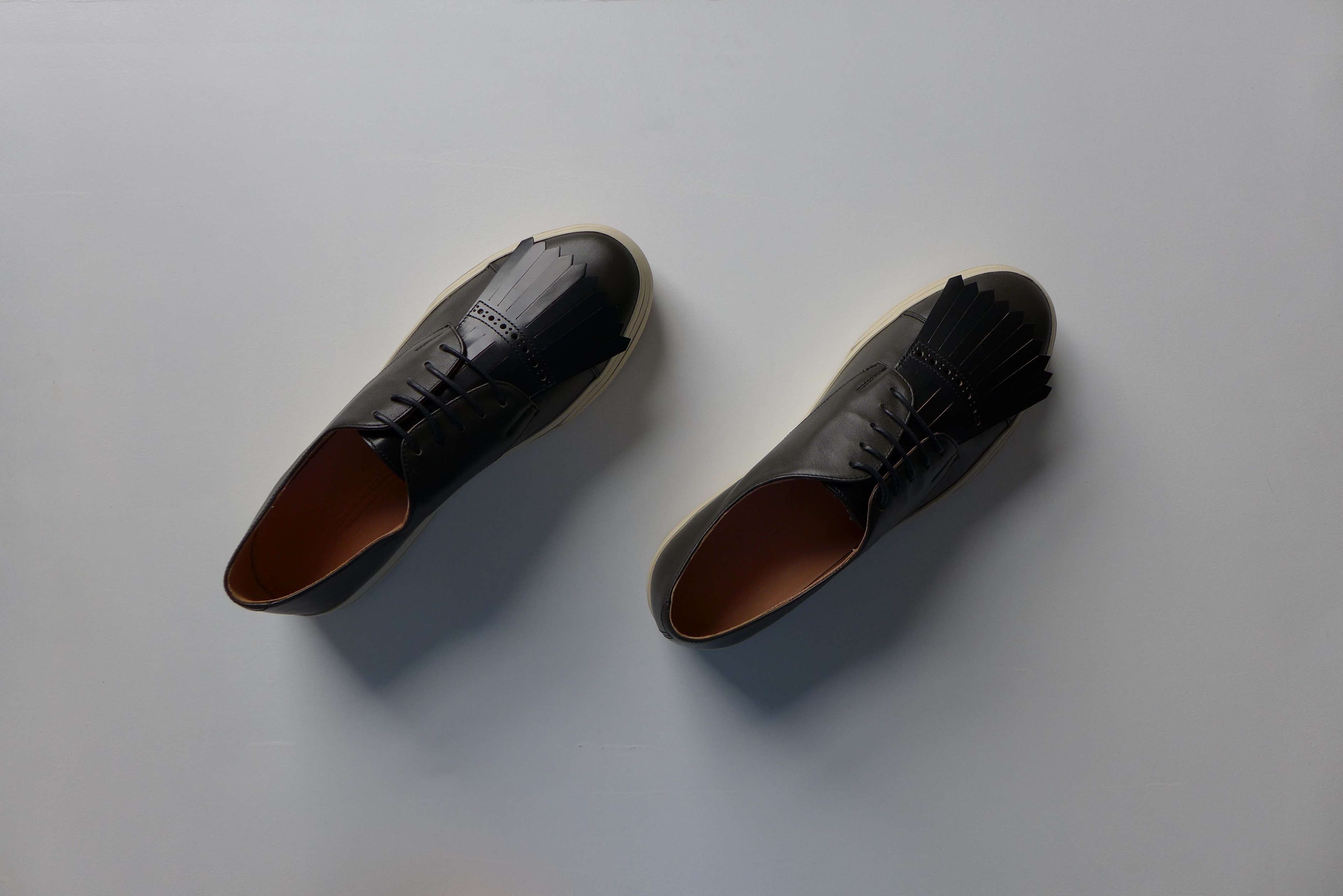 Dries Van Noten Dries Van Noten Fringe Sneakers - Brown Calf Leather Size US 8.5 / EU 41-42 - 5 Thumbnail