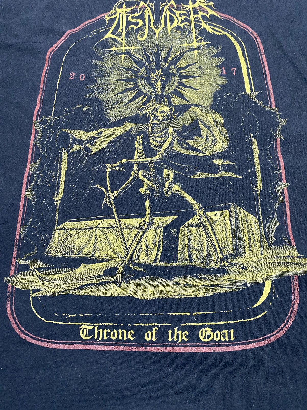 Band Tees VINTAGE X TSJUDER X ROCK Throne of the goat Size US M / EU 48-50 / 2 - 2 Thumbnail