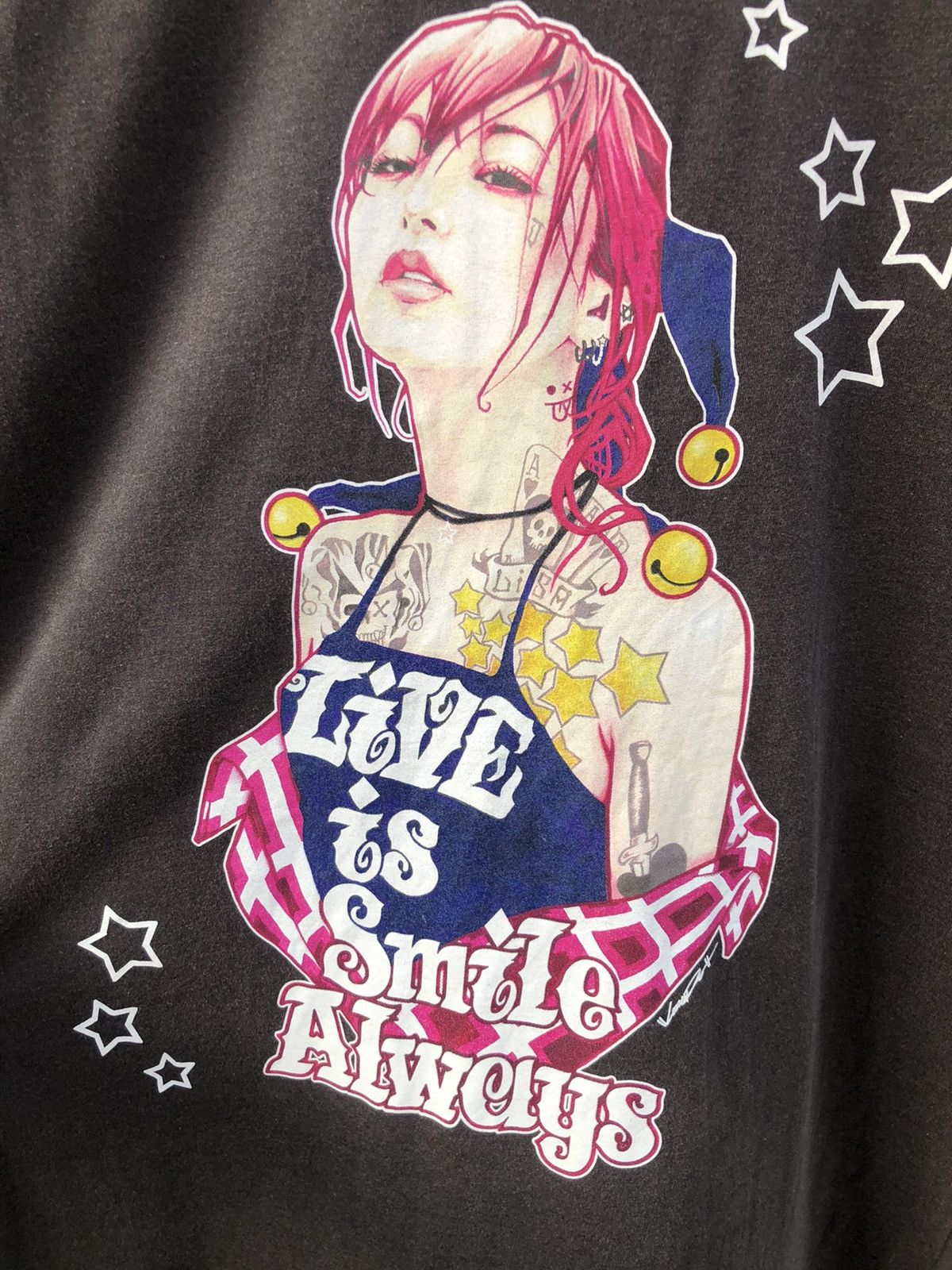 Band Tees × Japanese Brand × Streetwear Lisa Live Is Smile