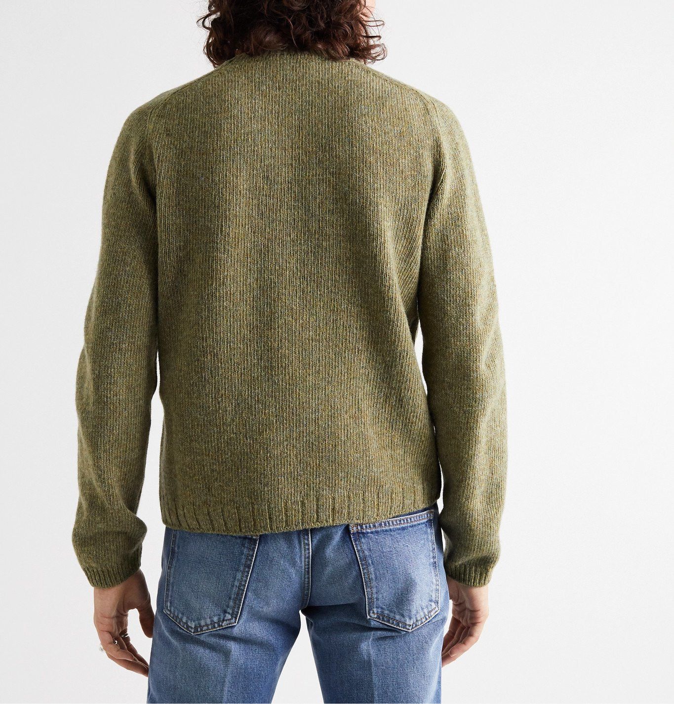 Gucci Gucci Distressed Sweater - Green Shetland Wool Size US S / EU 44-46 / 1 - 5 Thumbnail