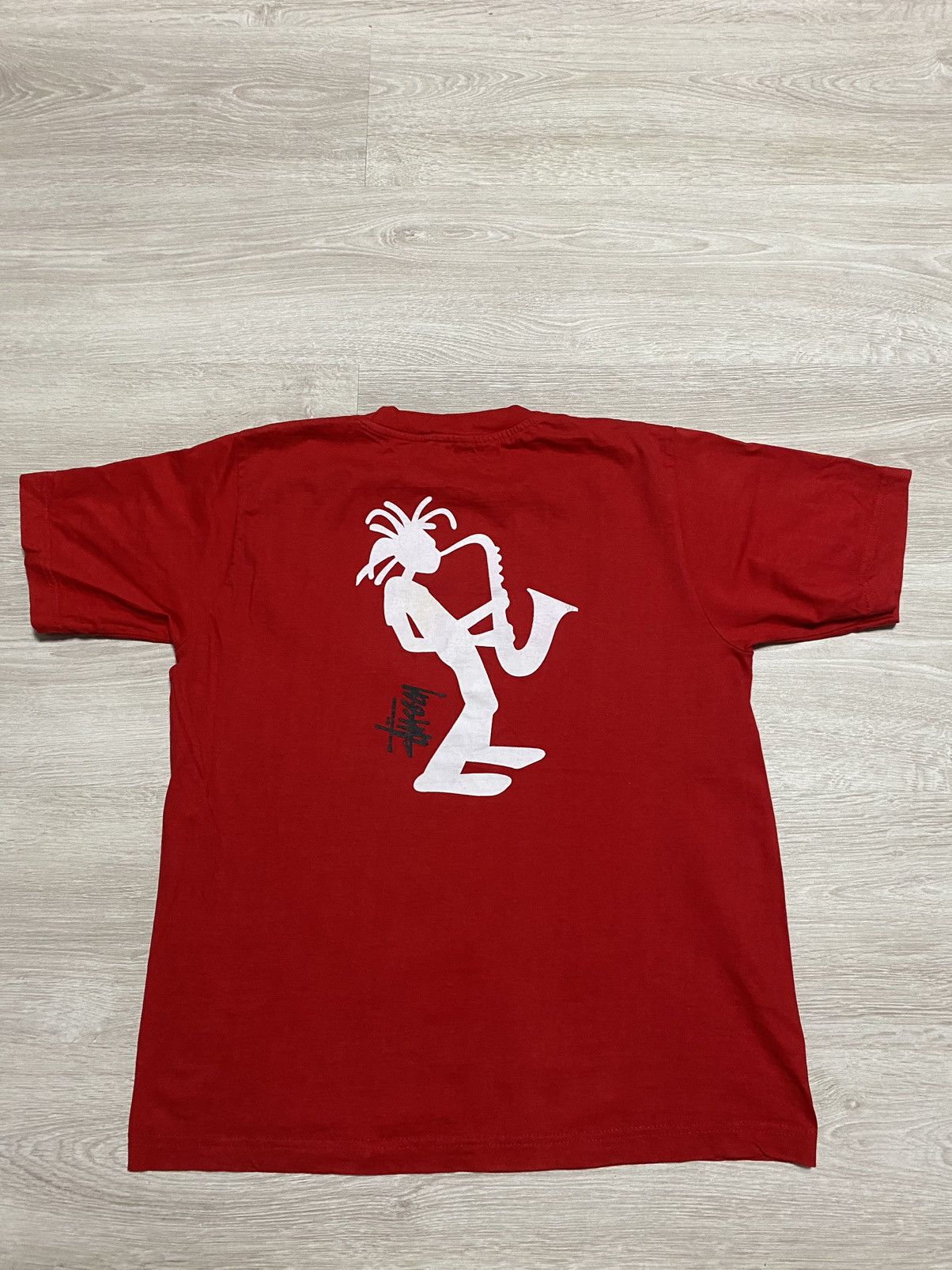 Vintage Vintage Stussy Trumpet man band Saxophone size S Grailed