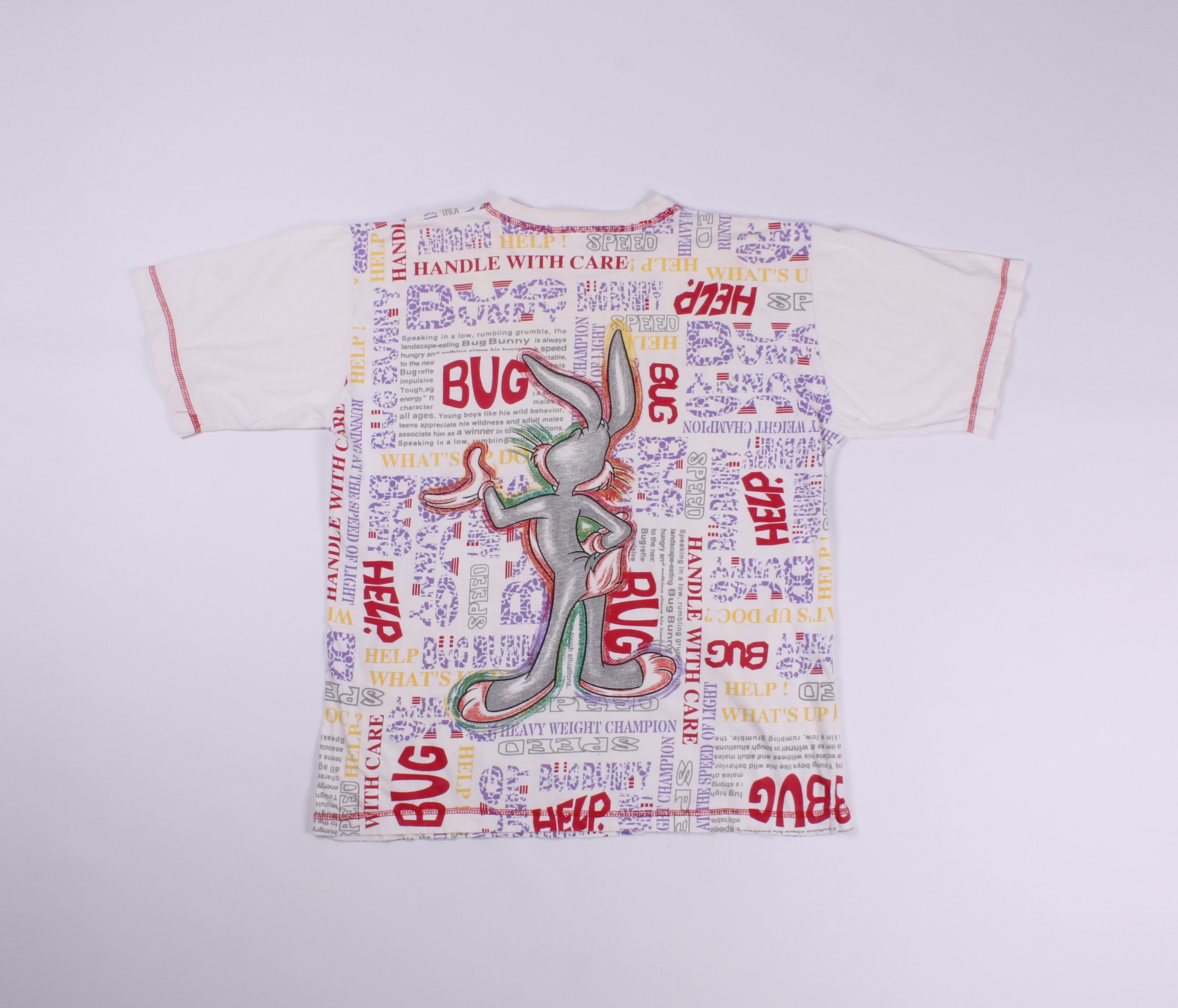 Cartoon Network Vintage 1994 Looney Tunes Bugs Bunny Printed Tee Size US M / EU 48-50 / 2 - 6 Thumbnail