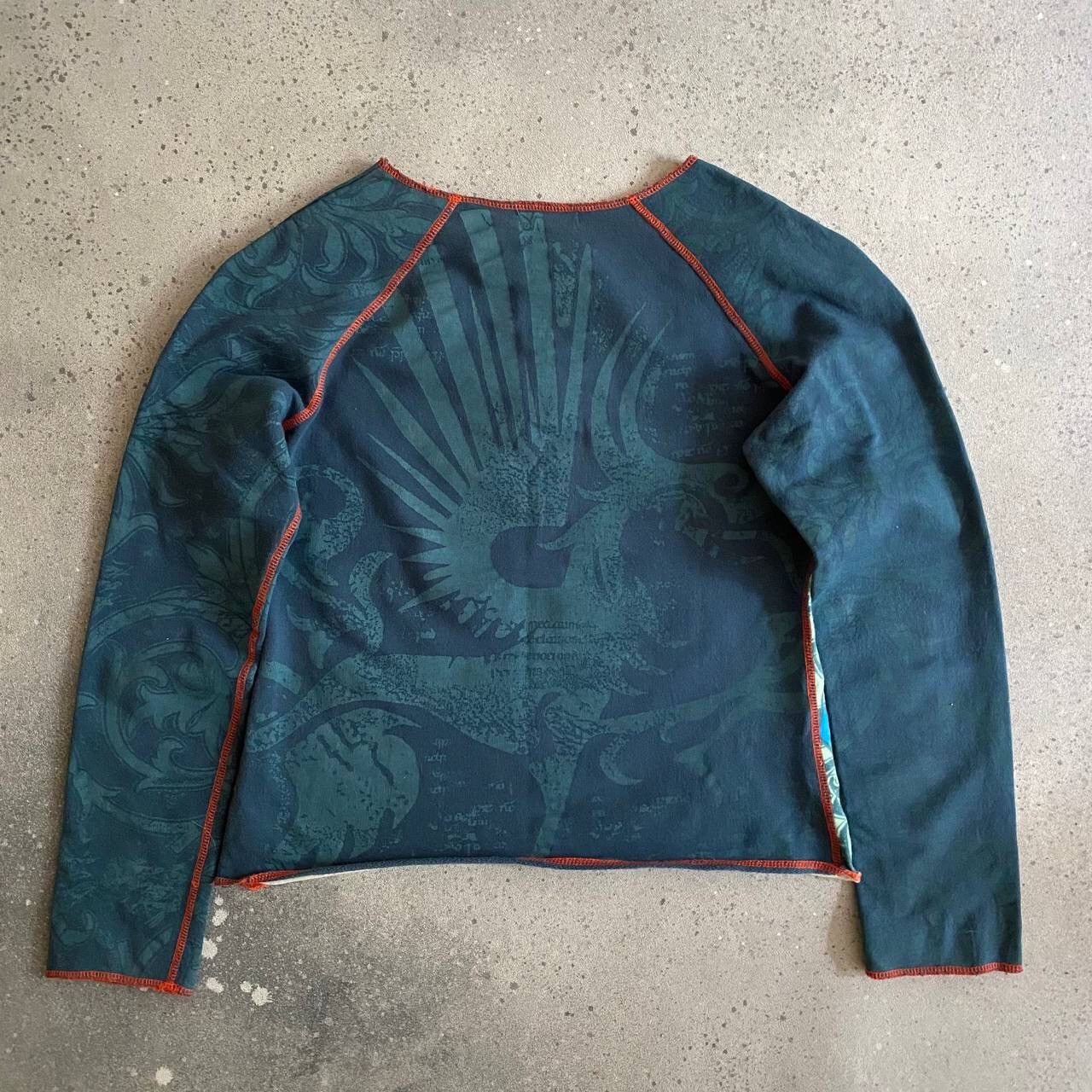 20471120 × Hysteric Glamour Amazing Long Sleeve Top (JPG Jean Paul Gaultier Style) Size XS / US 0-2 / IT 36-38 - 5 Thumbnail
