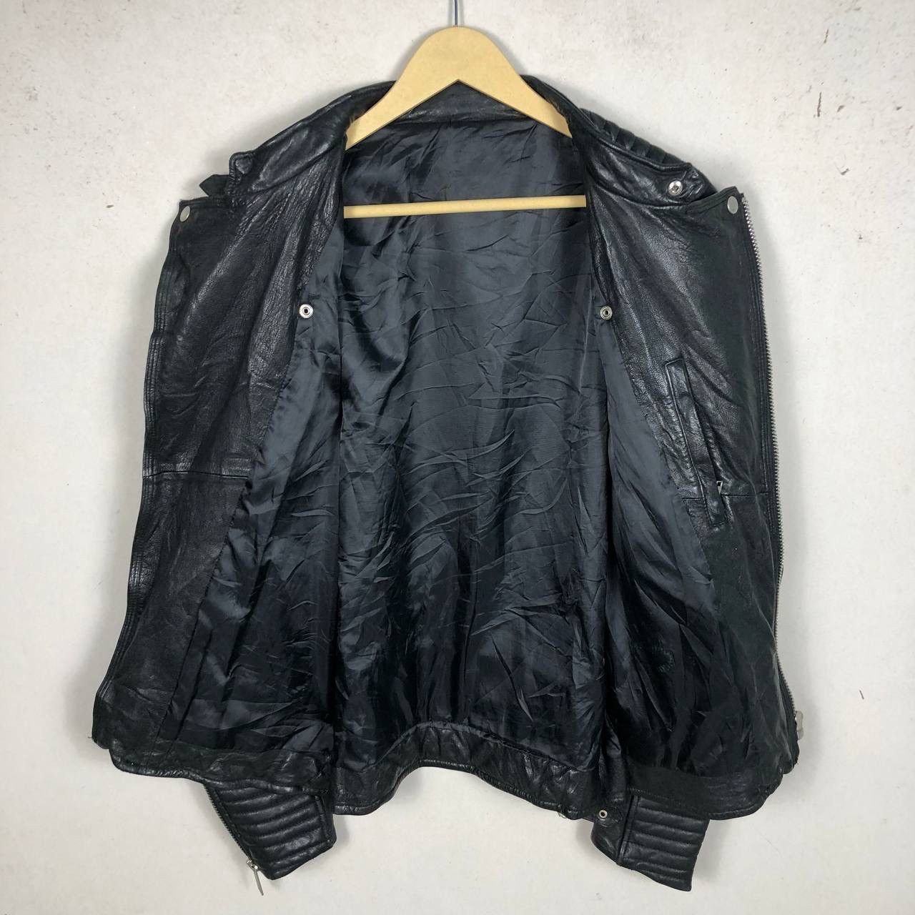 Other Vintage Italian Sheepskin Biker Jacket Balmain Style Size XL Size US L / EU 52-54 / 3 - 4 Thumbnail