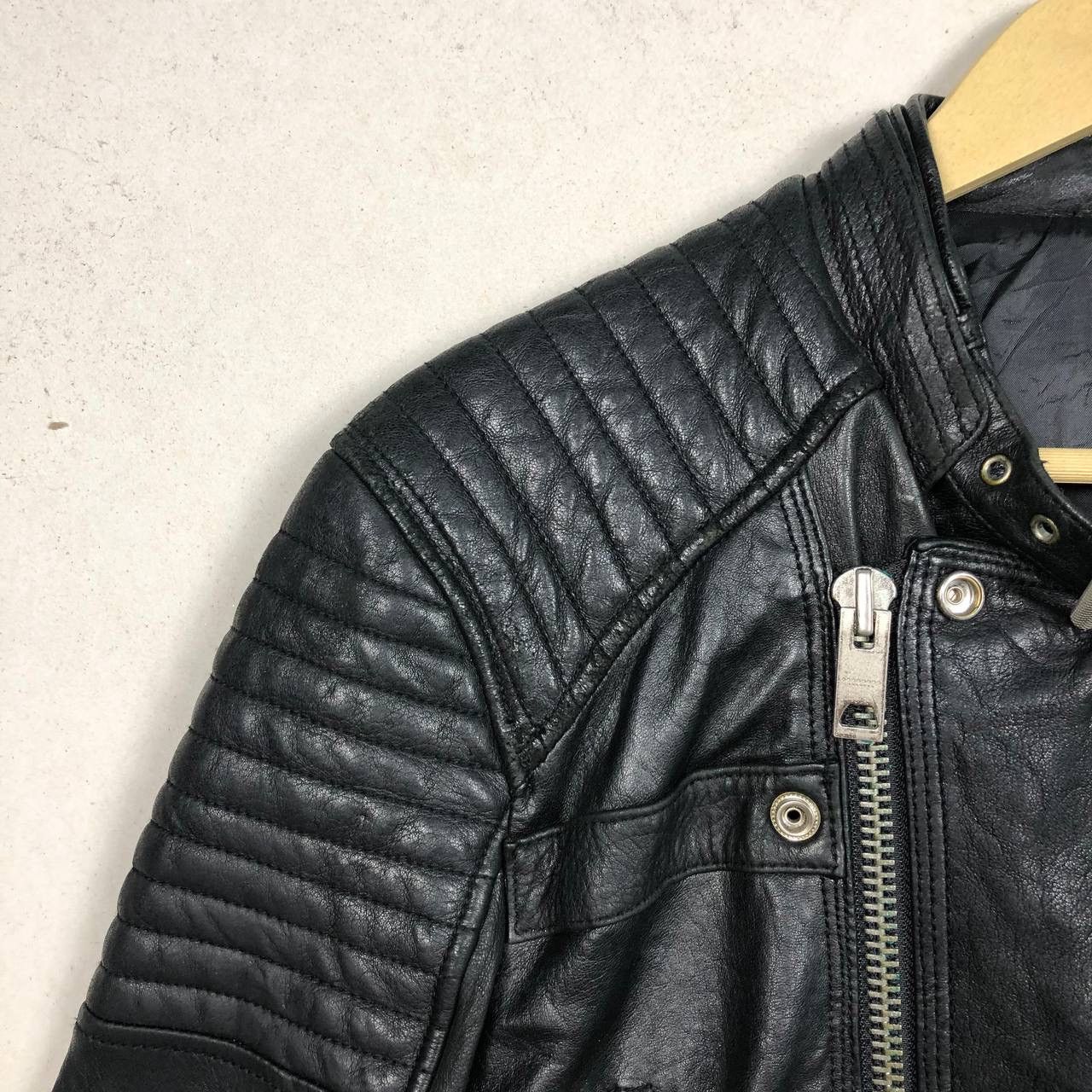 Other Vintage Italian Sheepskin Biker Jacket Balmain Style Size XL Size US L / EU 52-54 / 3 - 6 Thumbnail