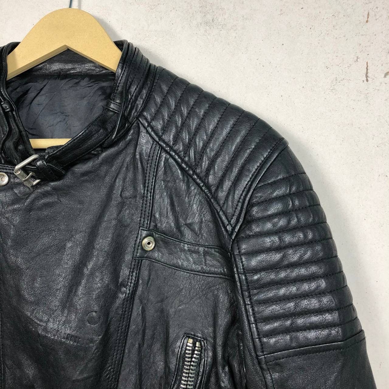 Other Vintage Italian Sheepskin Biker Jacket Balmain Style Size XL Size US L / EU 52-54 / 3 - 7 Thumbnail