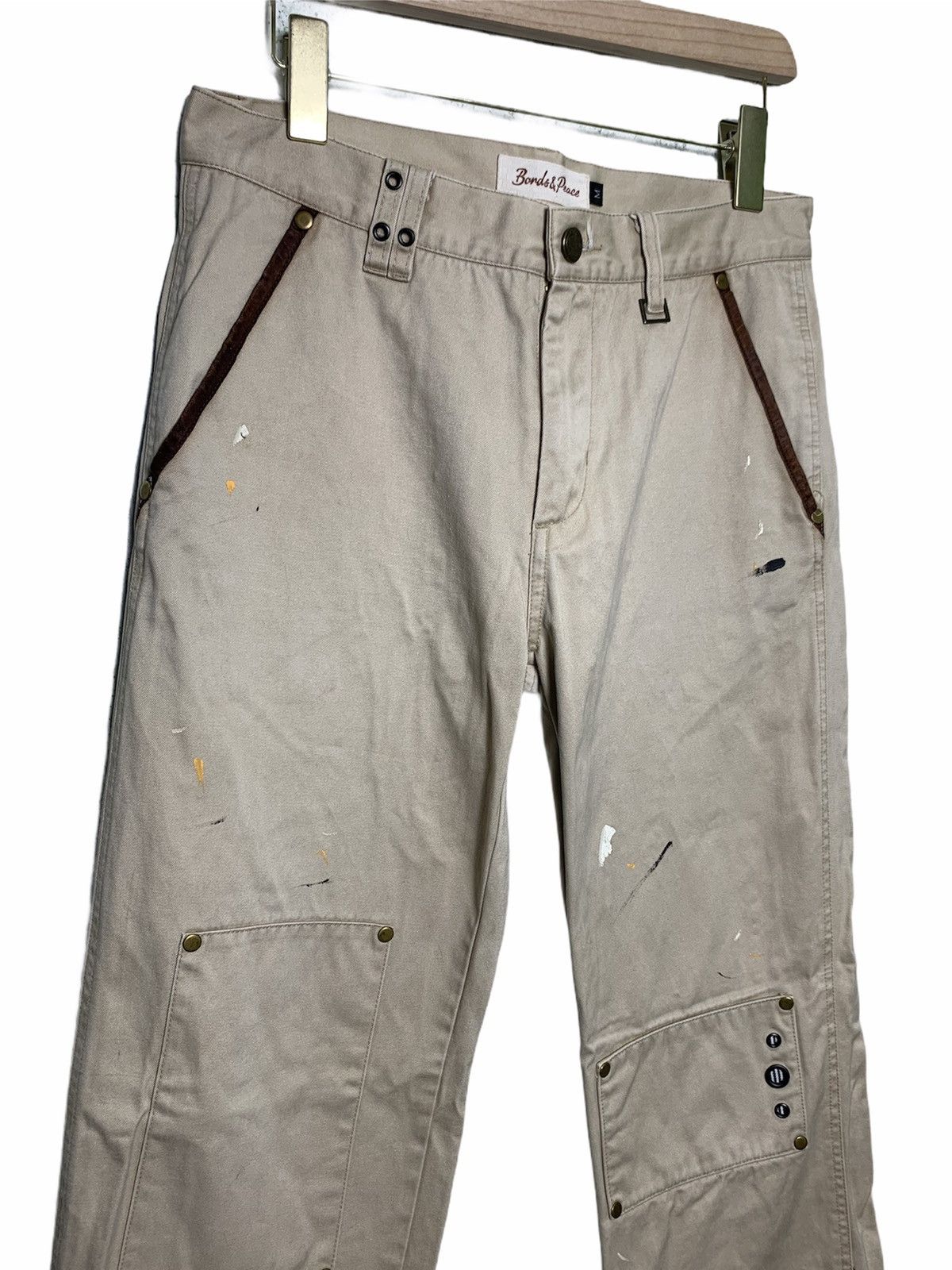 Japanese Brand Vintage Boards & Peace Painted Parachute Cotton Pant Size US 31 - 3 Thumbnail