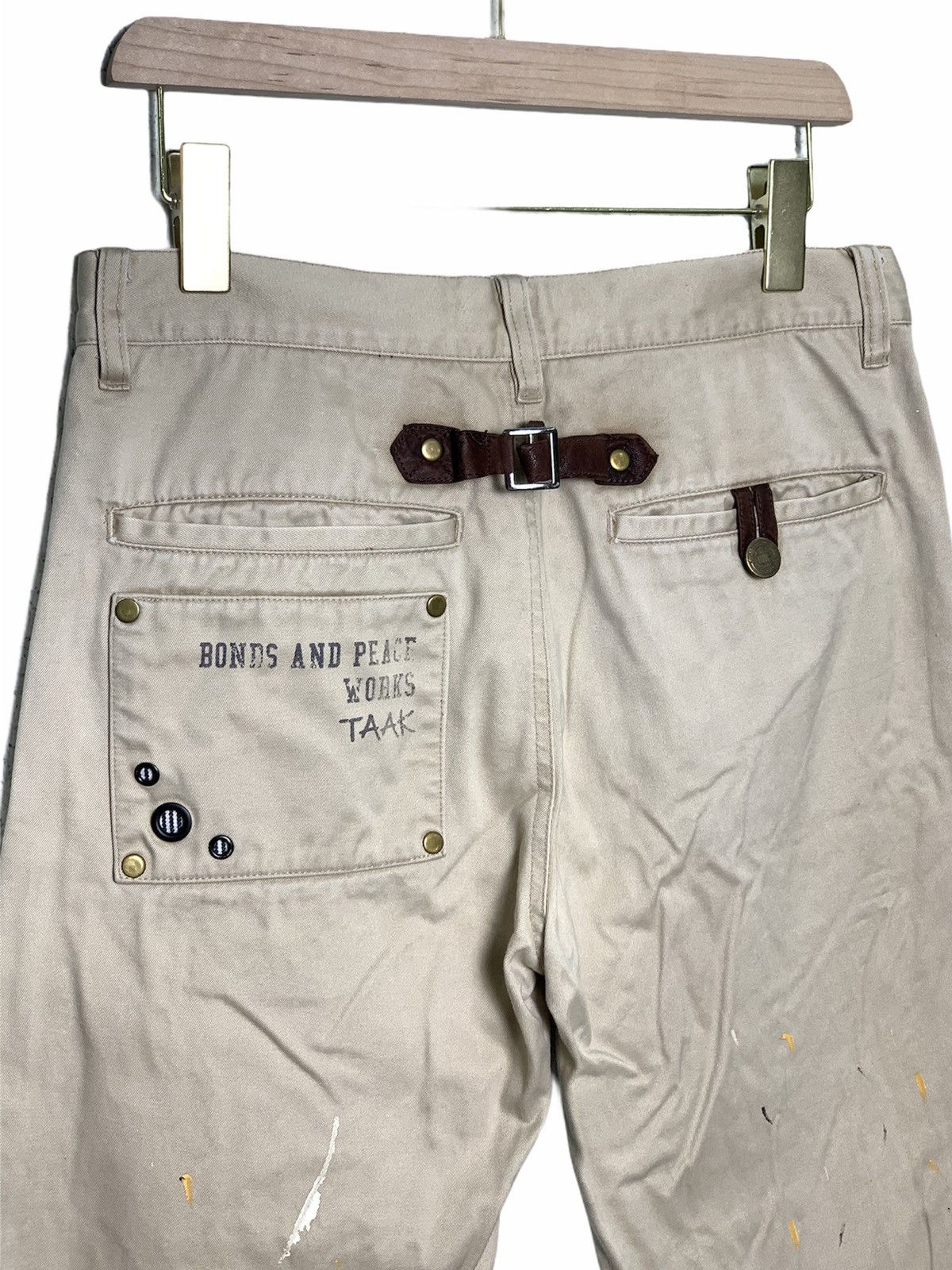 Japanese Brand Vintage Boards & Peace Painted Parachute Cotton Pant Size US 31 - 10 Thumbnail