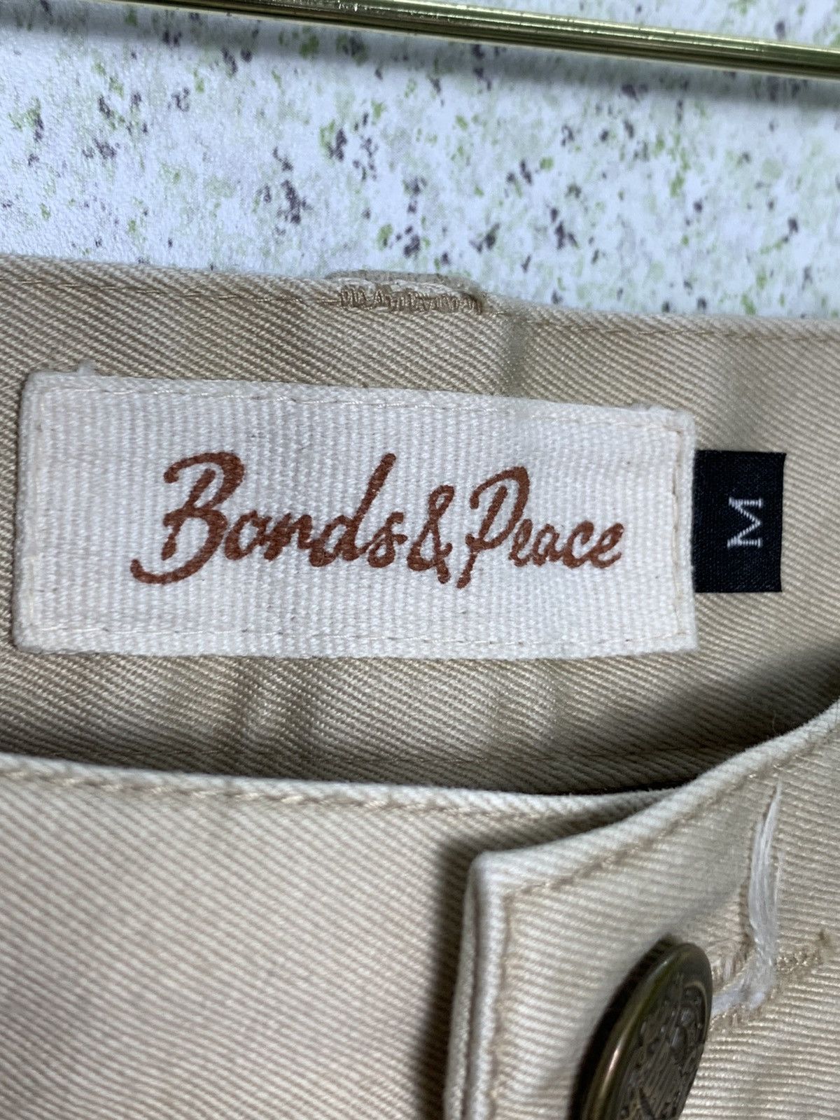 Japanese Brand Vintage Boards & Peace Painted Parachute Cotton Pant Size US 31 - 14 Thumbnail