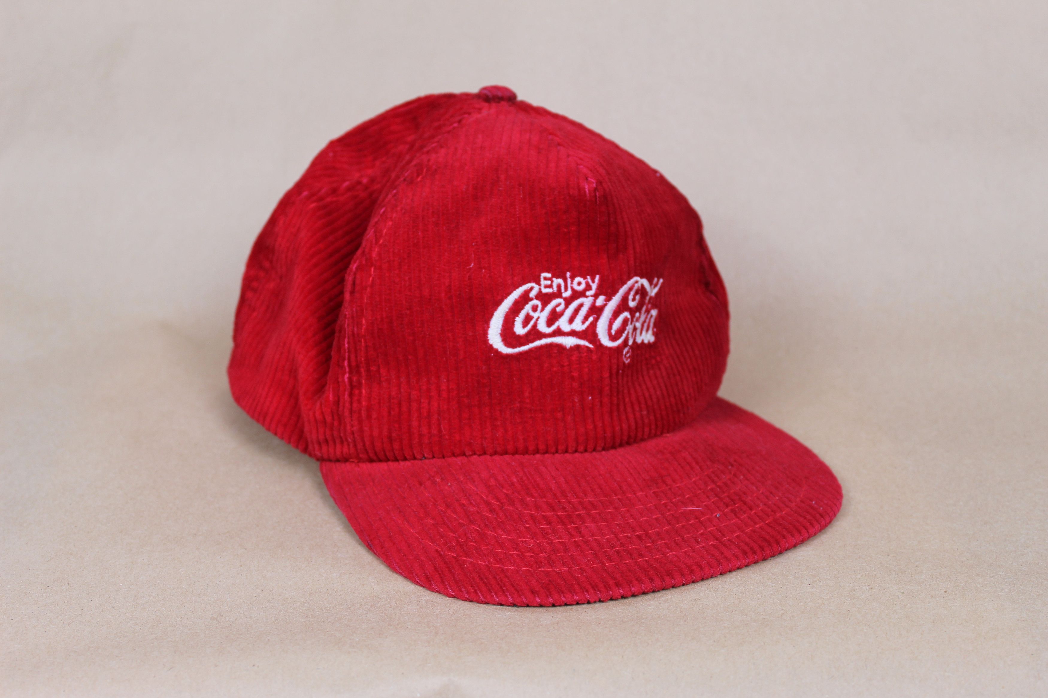 Coca Cola × Vintage Vintage Coca Cola Velour Cap Size ONE SIZE - 1 Thumbnail