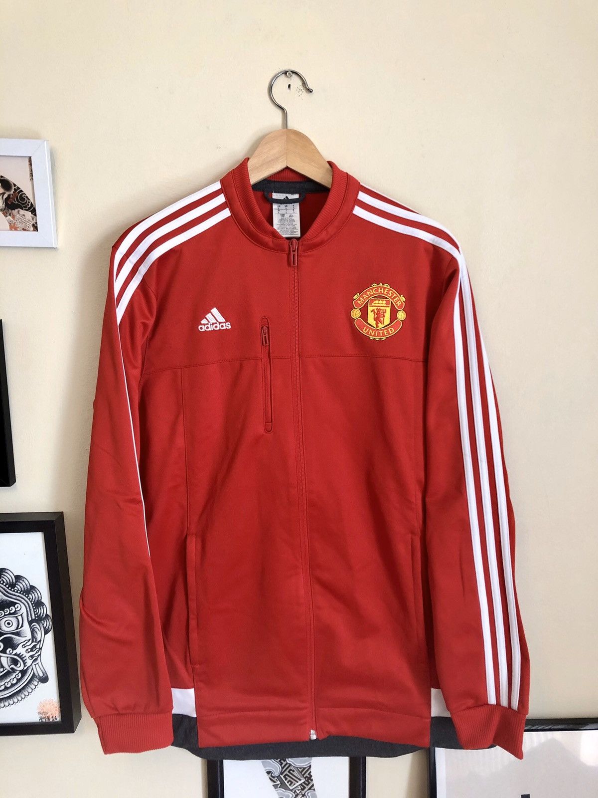 Adidas Adidas x Manchester United football track jacket Size US L / EU 52-54 / 3 - 1 Thumbnail