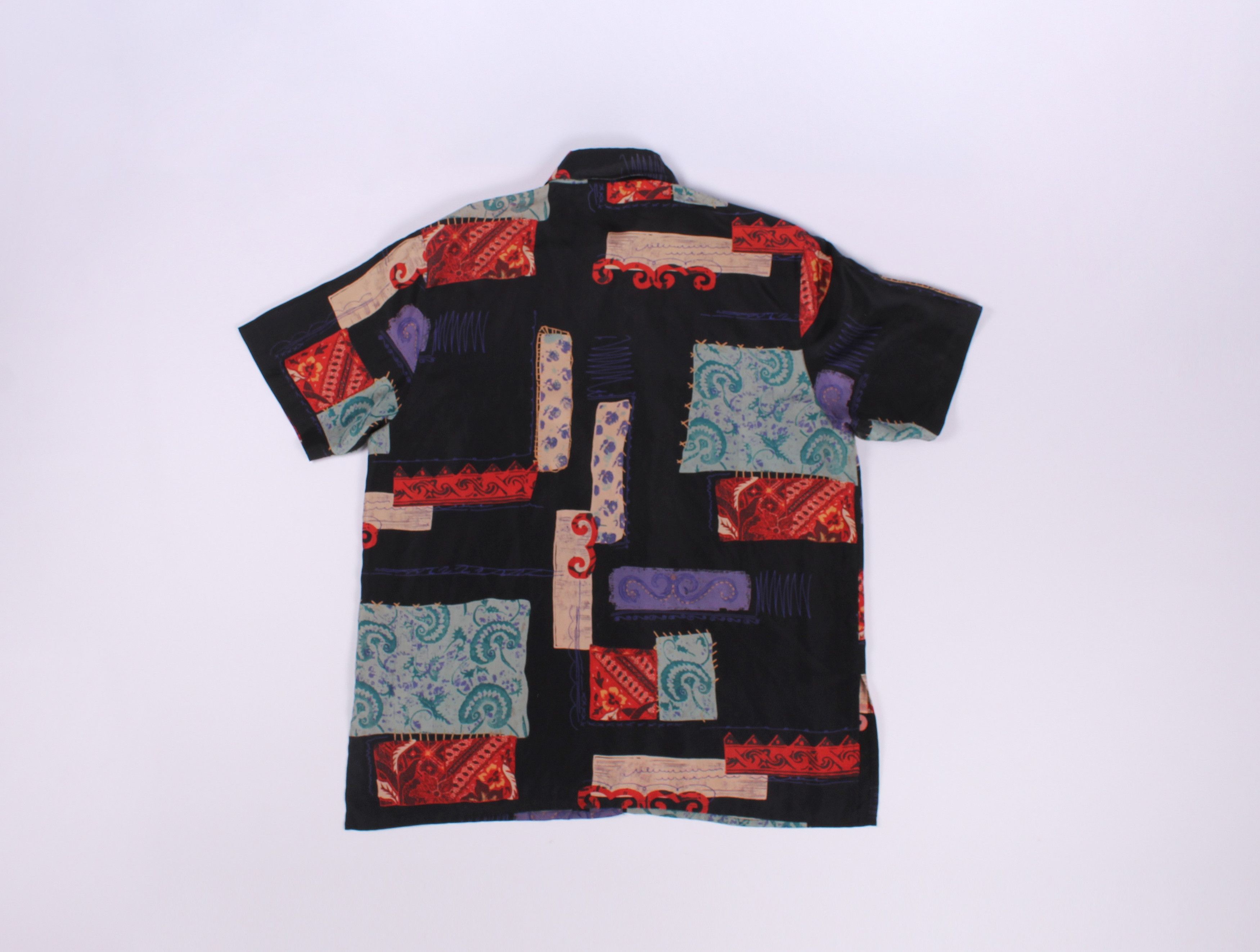 Vintage Vintage Silk Art Shirt like Dior Size US M / EU 48-50 / 2 - 5 Thumbnail