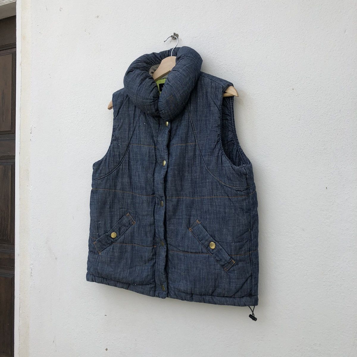 Issey Miyake MERCIBEAUCOUP JEVOUS ENPRIE BY ISSEY MIYAKE DENIM VEST Size US M / EU 48-50 / 2 - 2 Thumbnail