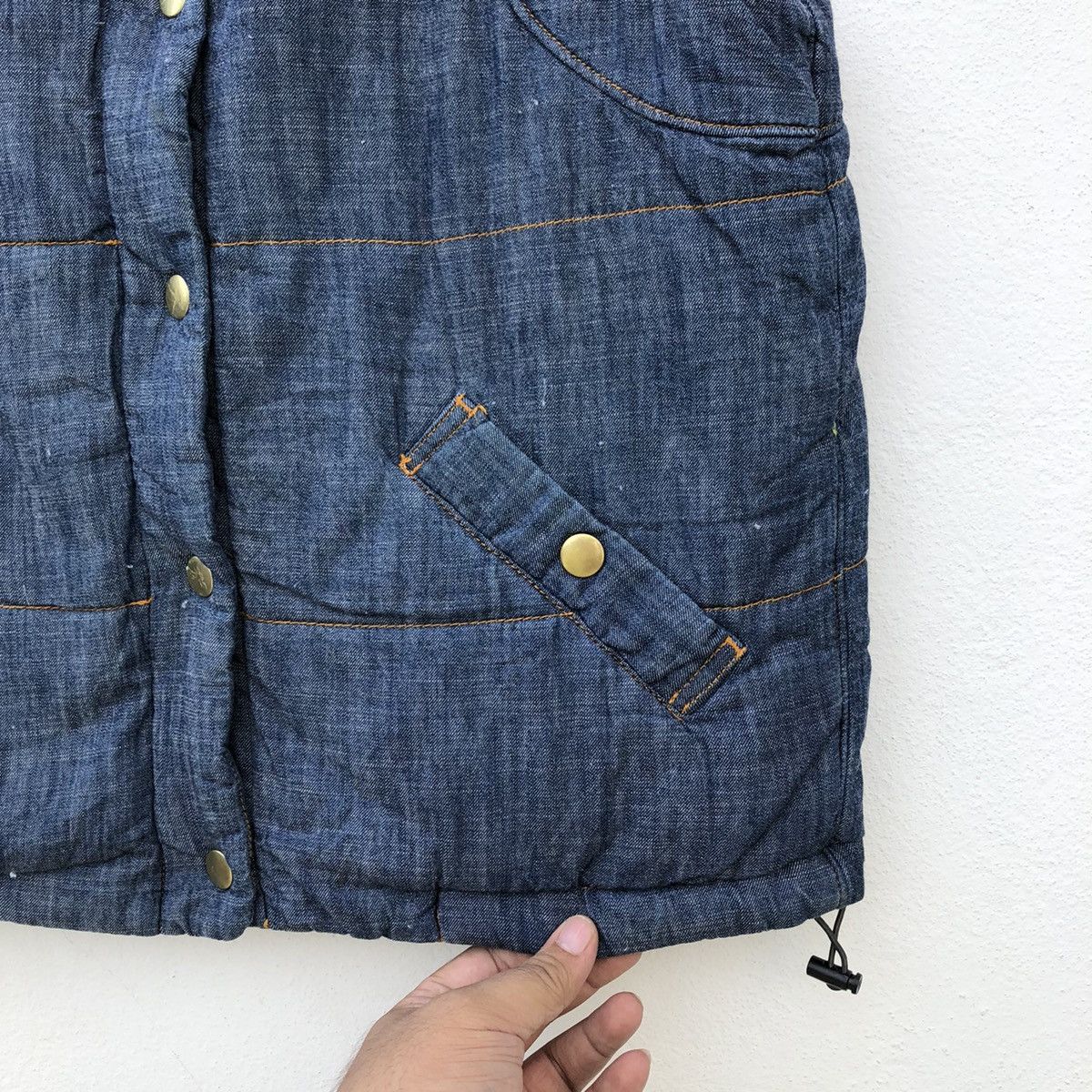 Issey Miyake MERCIBEAUCOUP JEVOUS ENPRIE BY ISSEY MIYAKE DENIM VEST Size US M / EU 48-50 / 2 - 3 Thumbnail